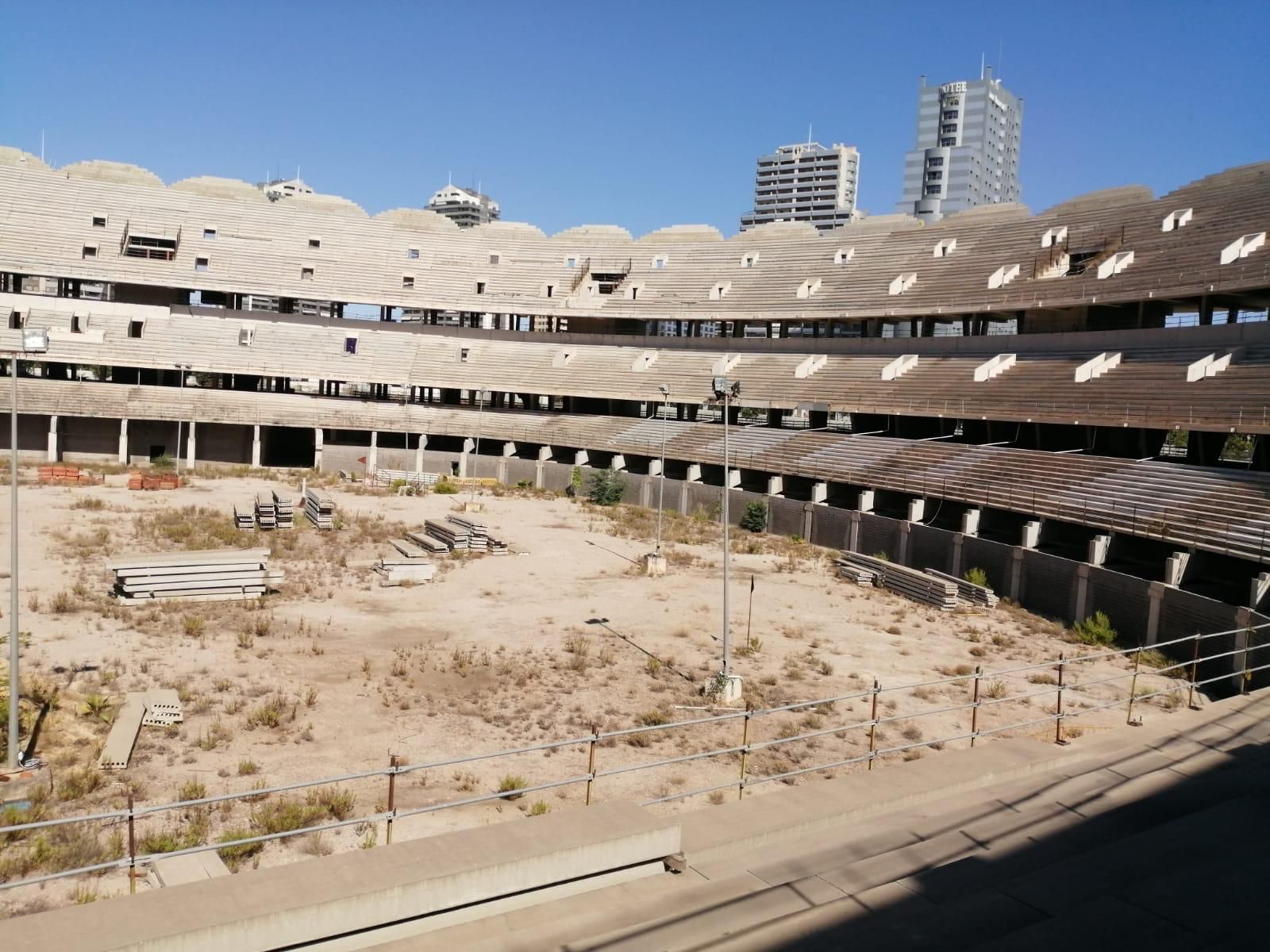 Así está el Nou Mestalla.