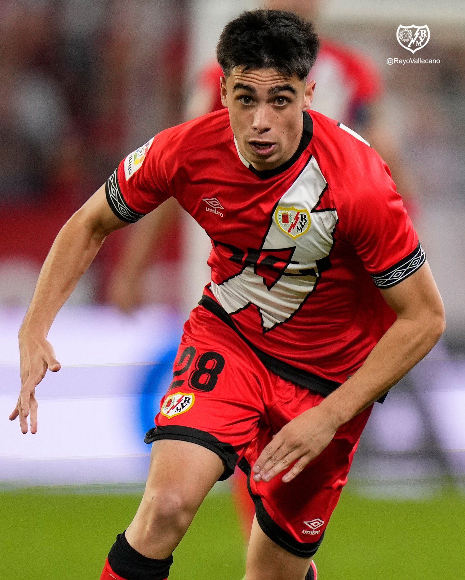 Pablo Muñoz con el Rayo Vallecano