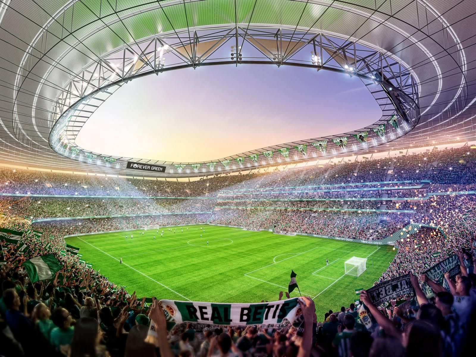  El nuevo Estadio Benito Villamarín.