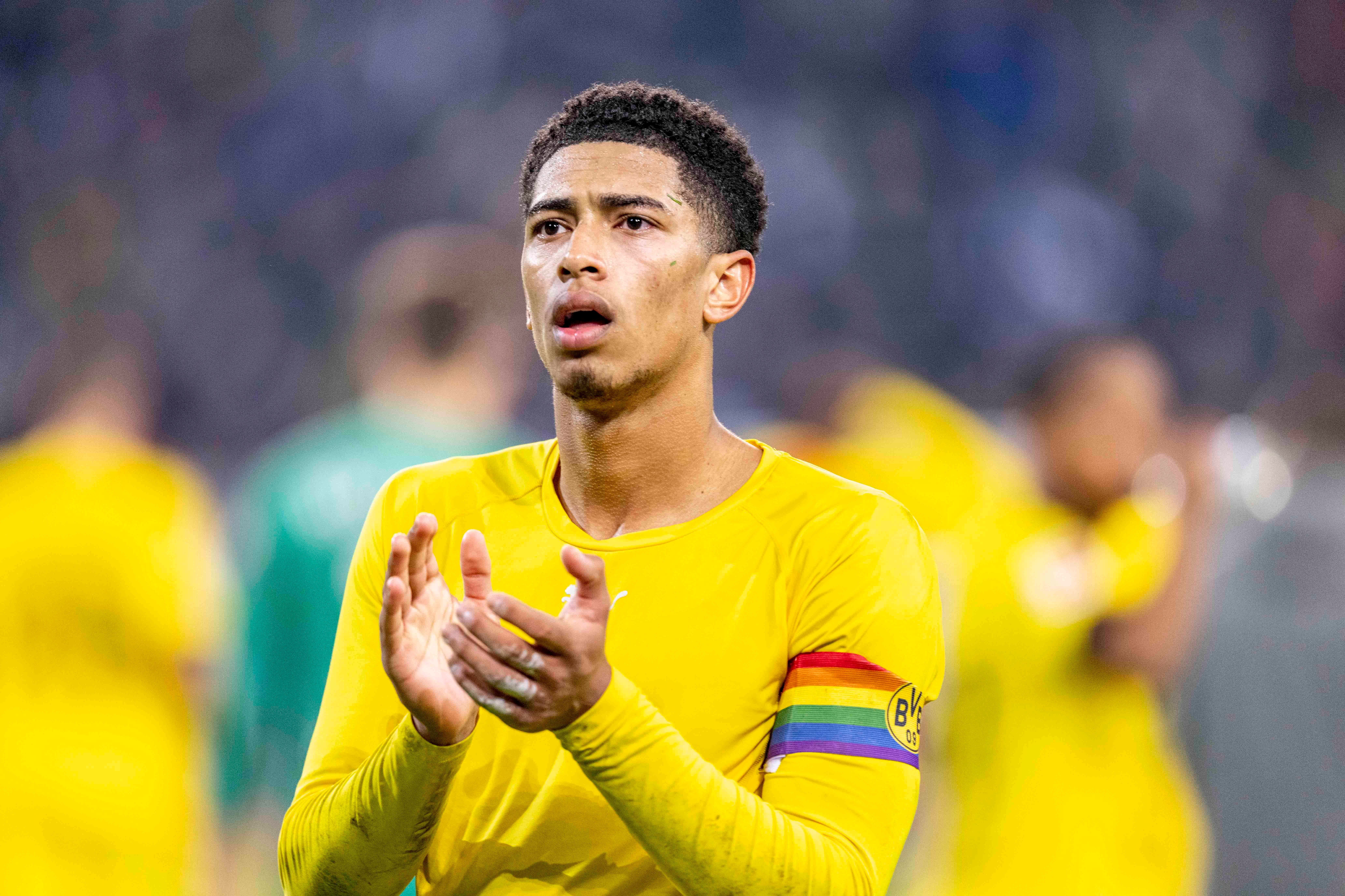 Jude Bellingham, en un partido con el Dortmund.