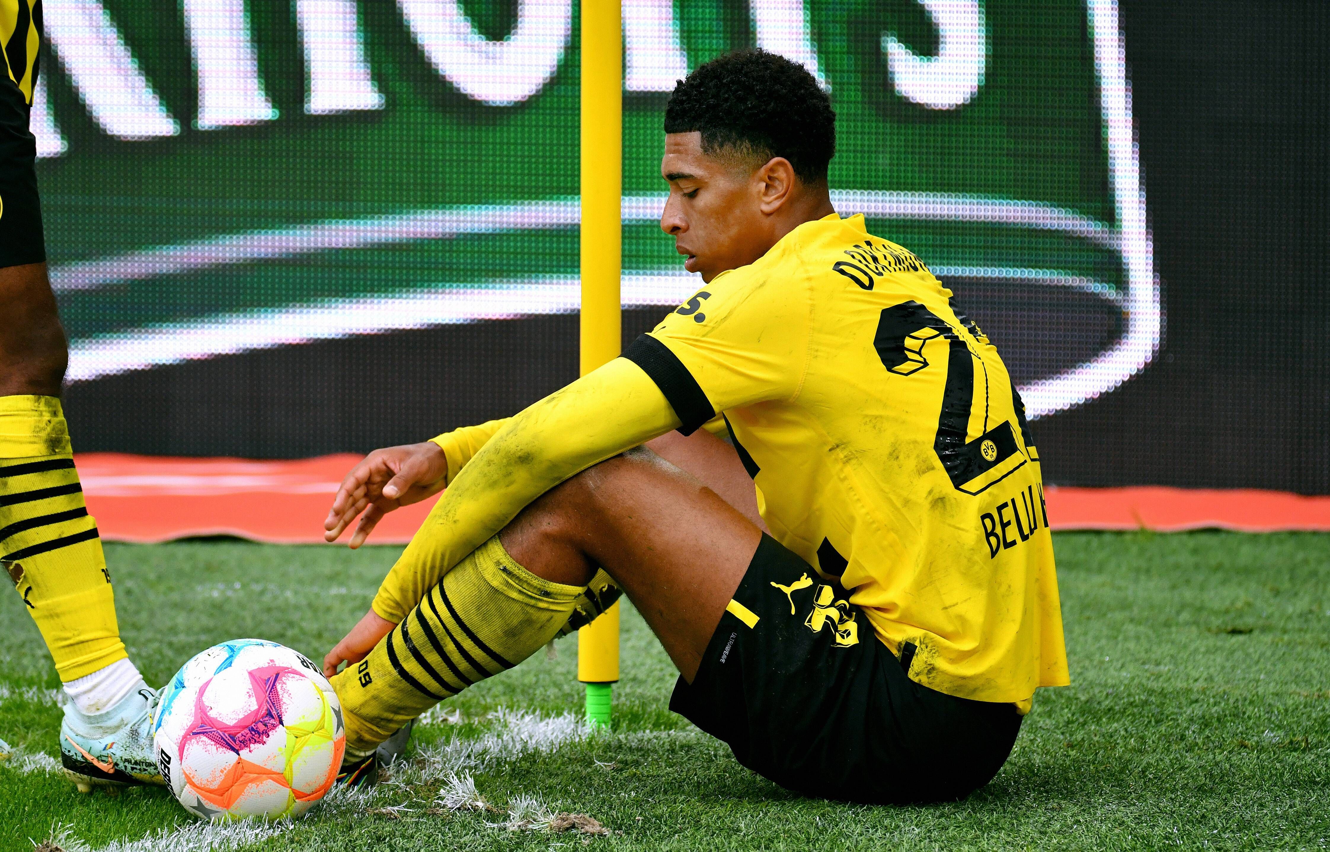 Bellingham, en un partido con el Dortmund.