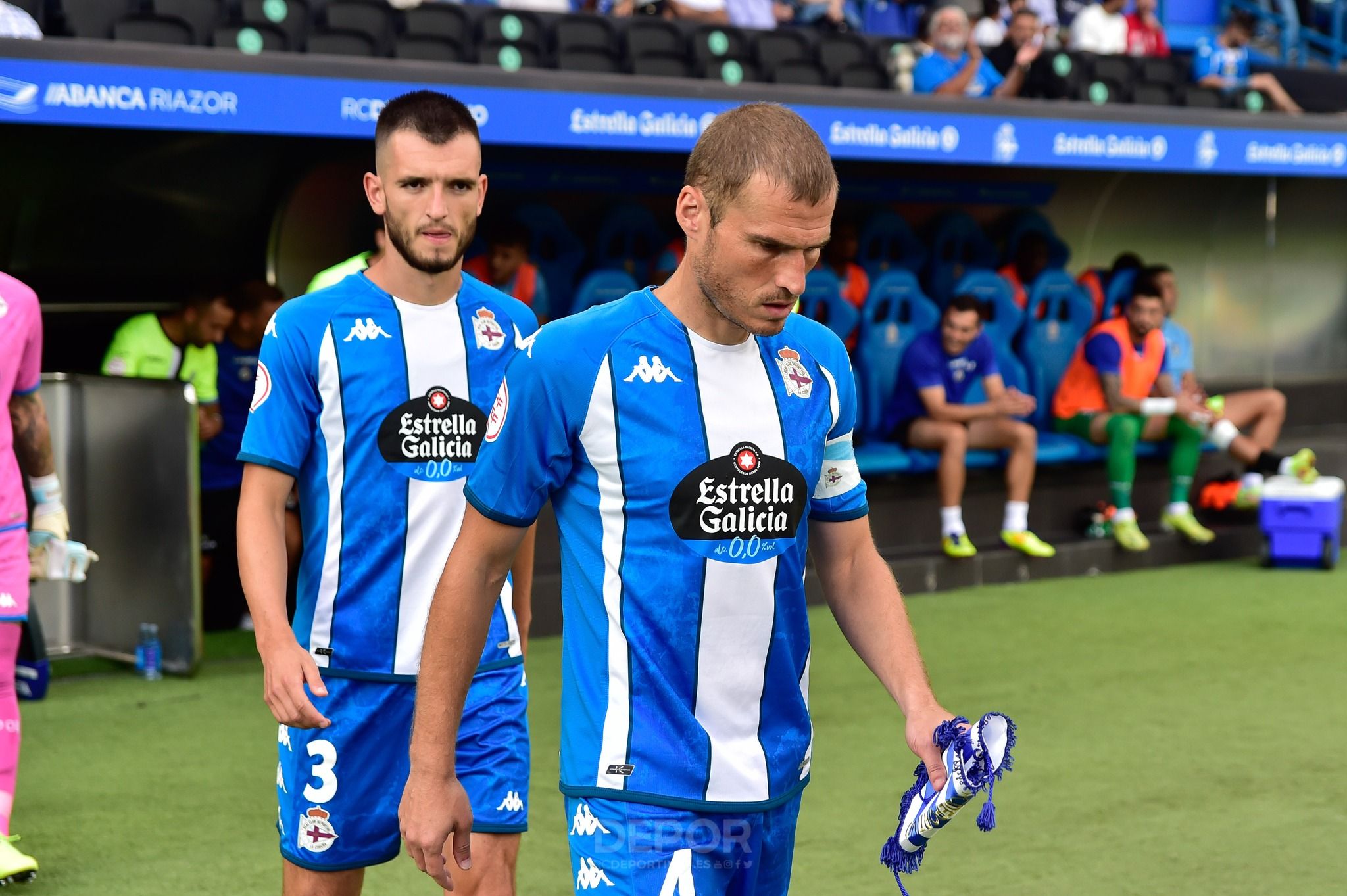 Álex Bergantiños, capitán del Deportivo