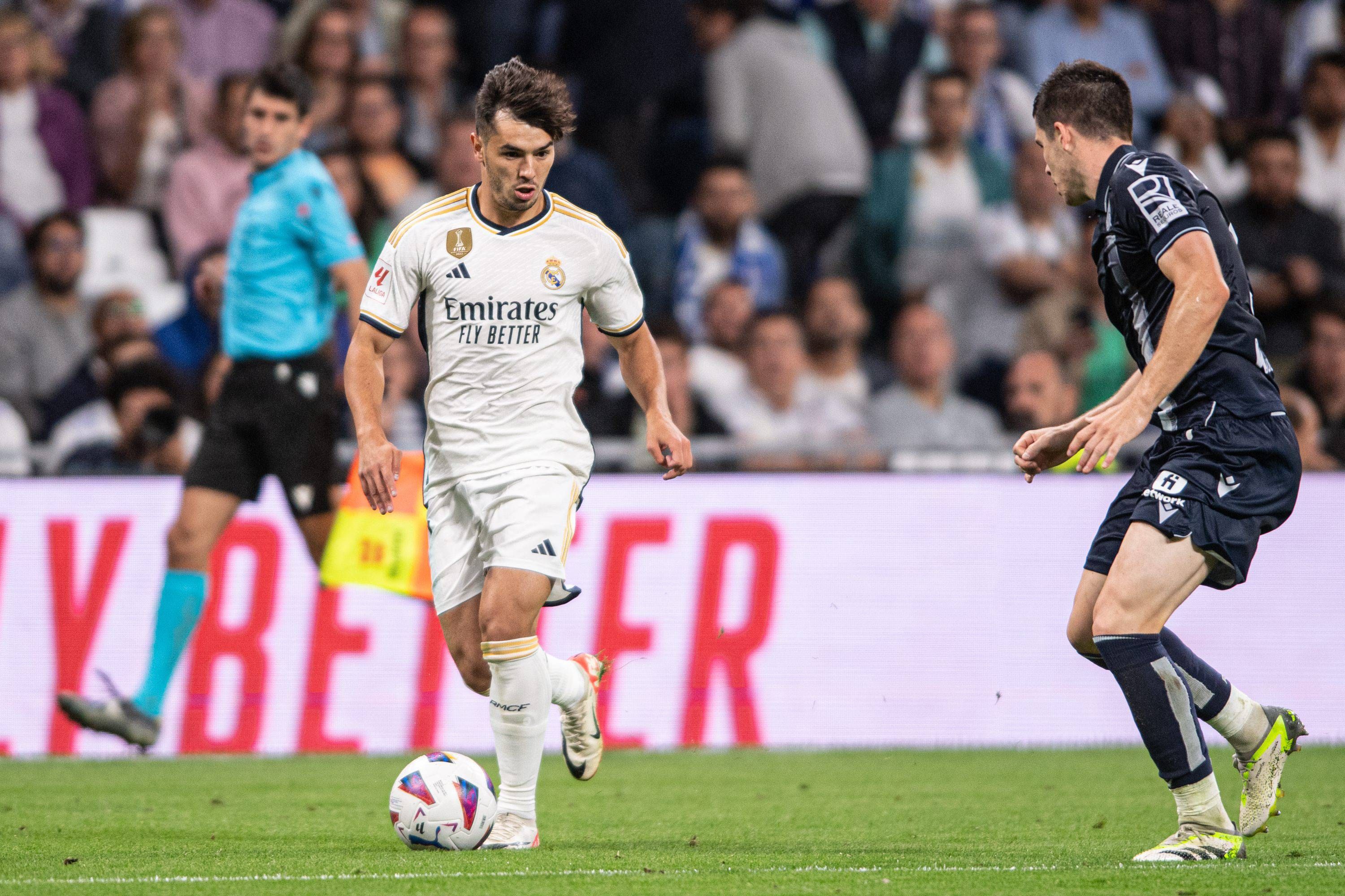  Brahim Díaz, en el Real Madrid-Real Sociedad.