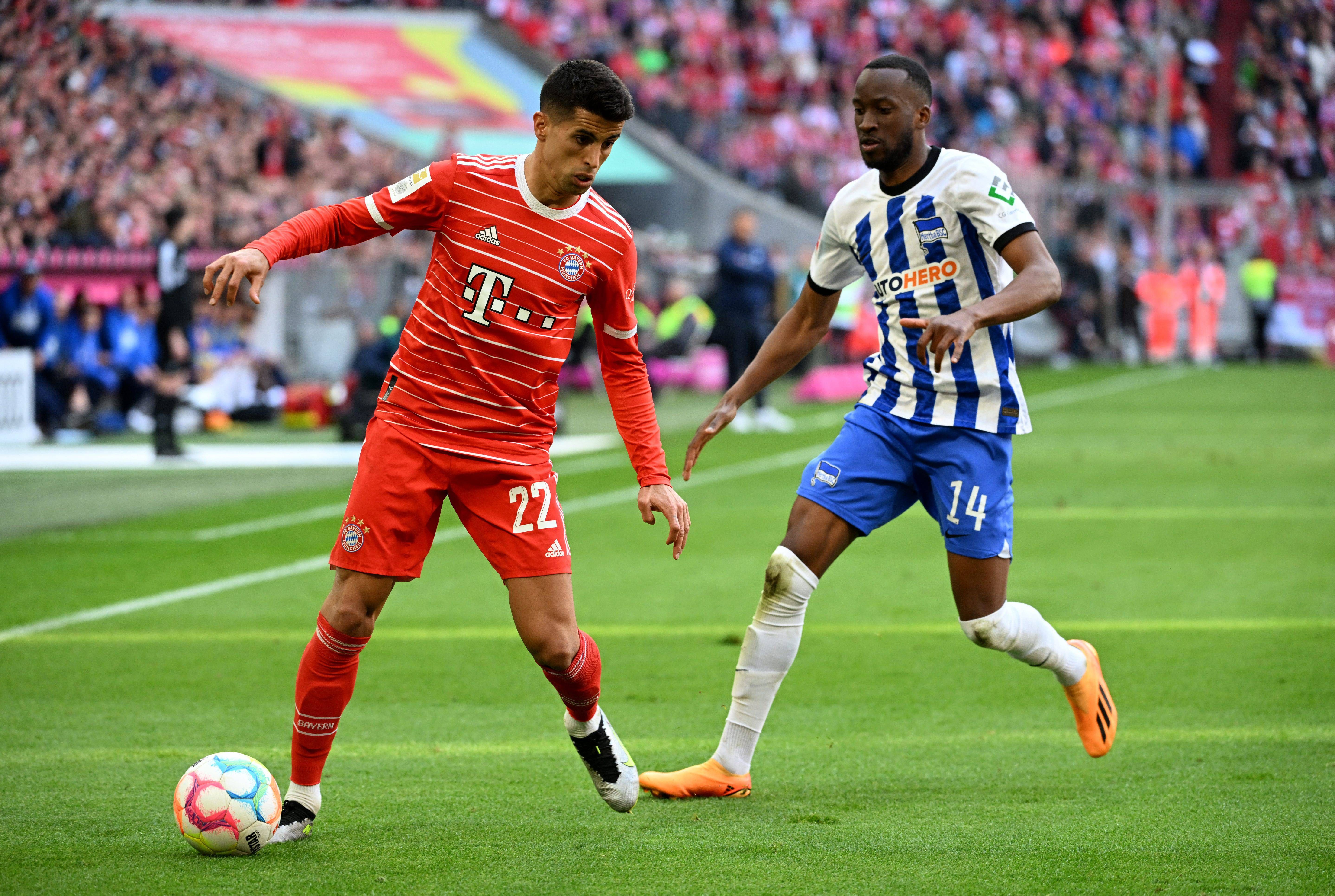  Joao Cancelo, con la camiseta del Bayern. Fuente: Cordon Press