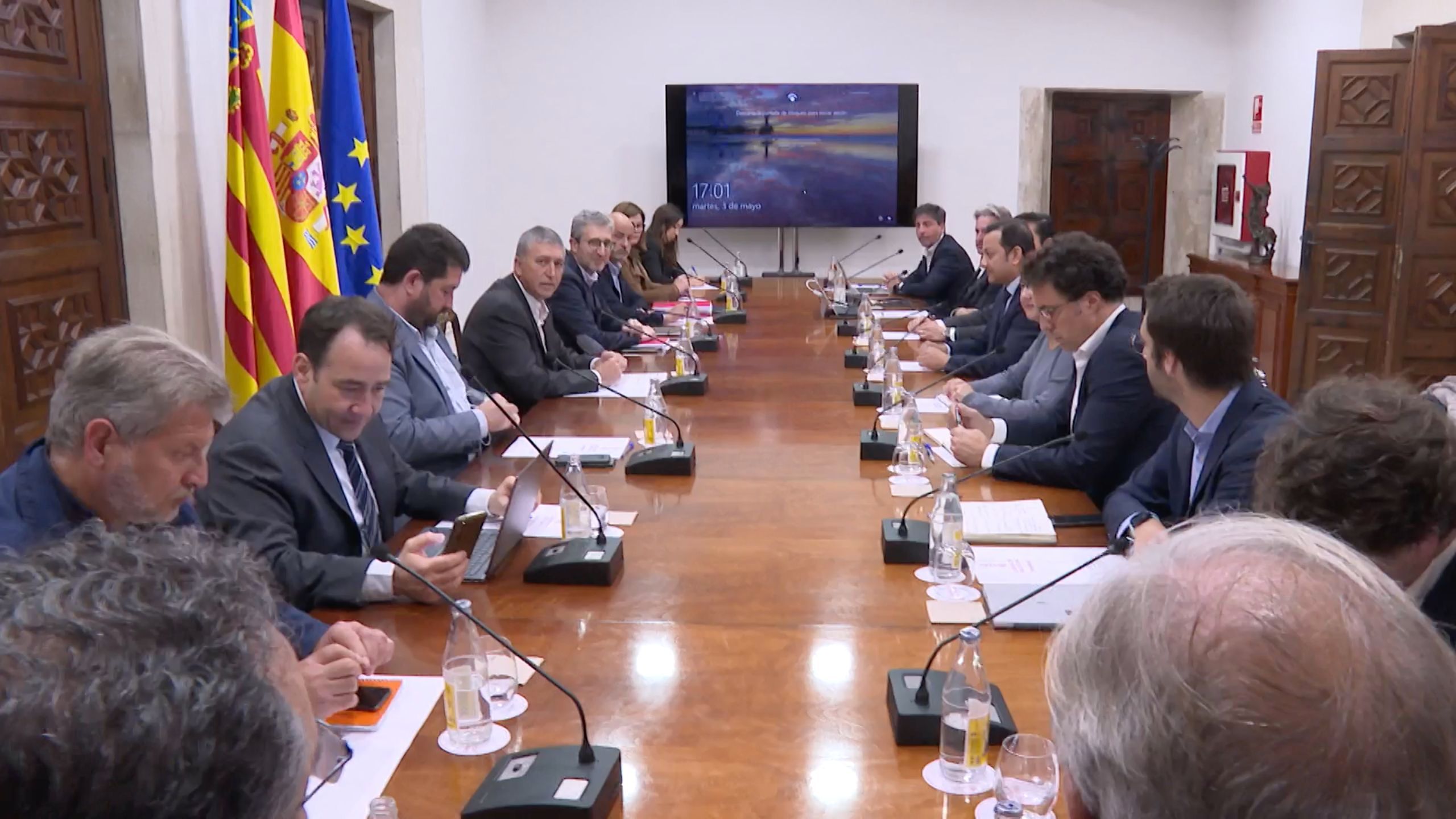 Reunión entre el Valencia CF y la Generalitat para el Nuevo Estadio