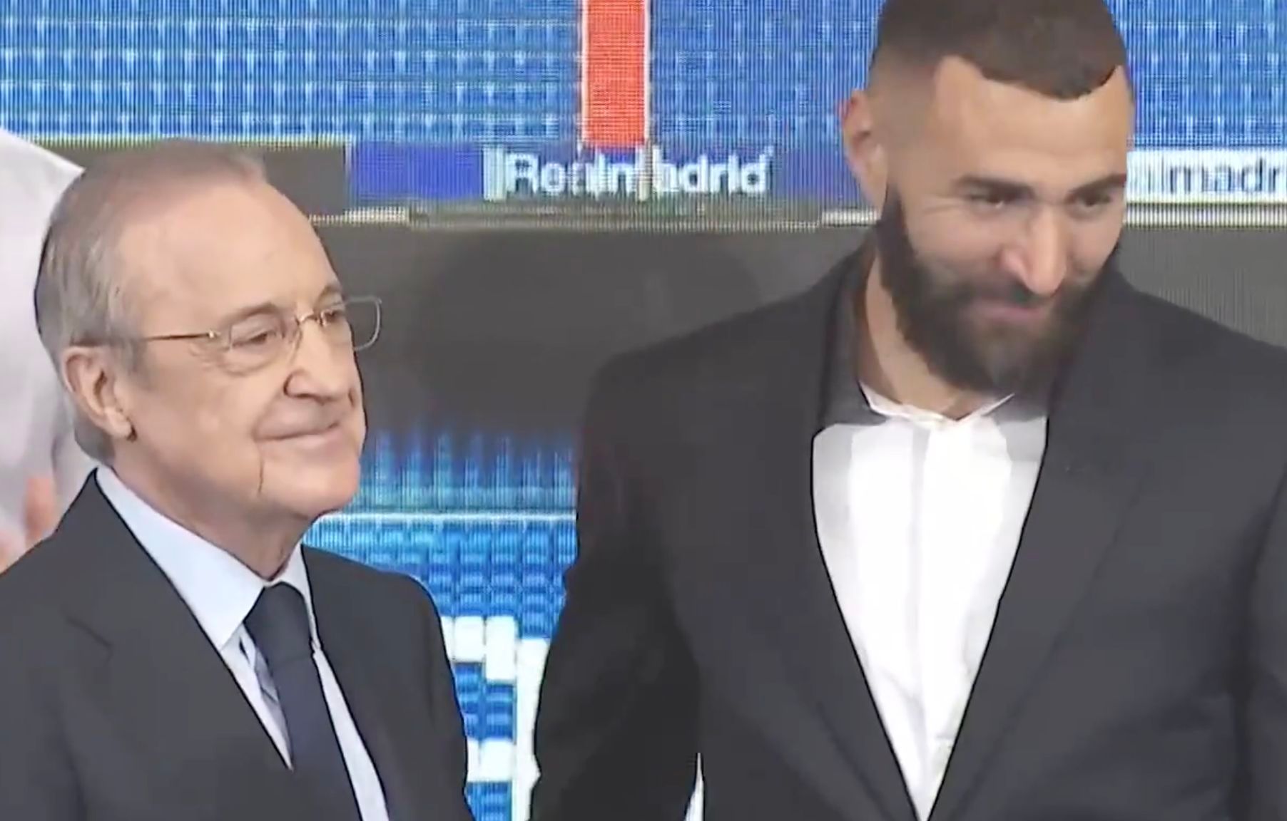 Florentino Pérez y Benzema