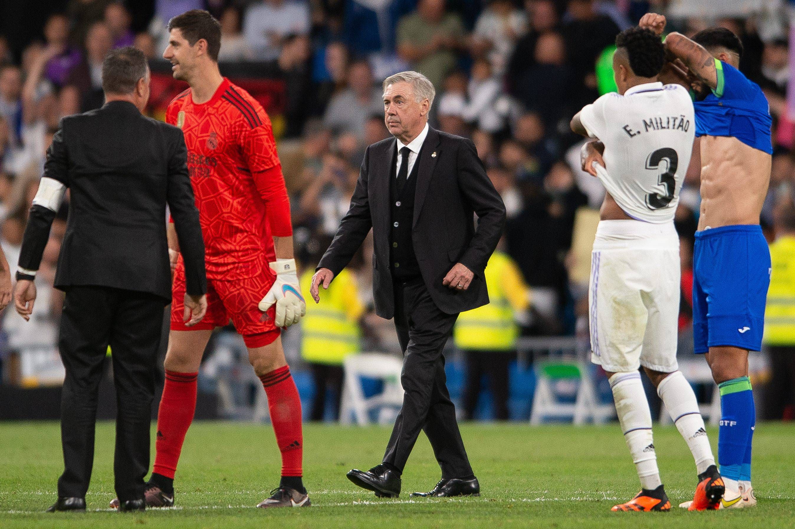 Carlo Ancelotti, tras el Real Madrid-Getafe.