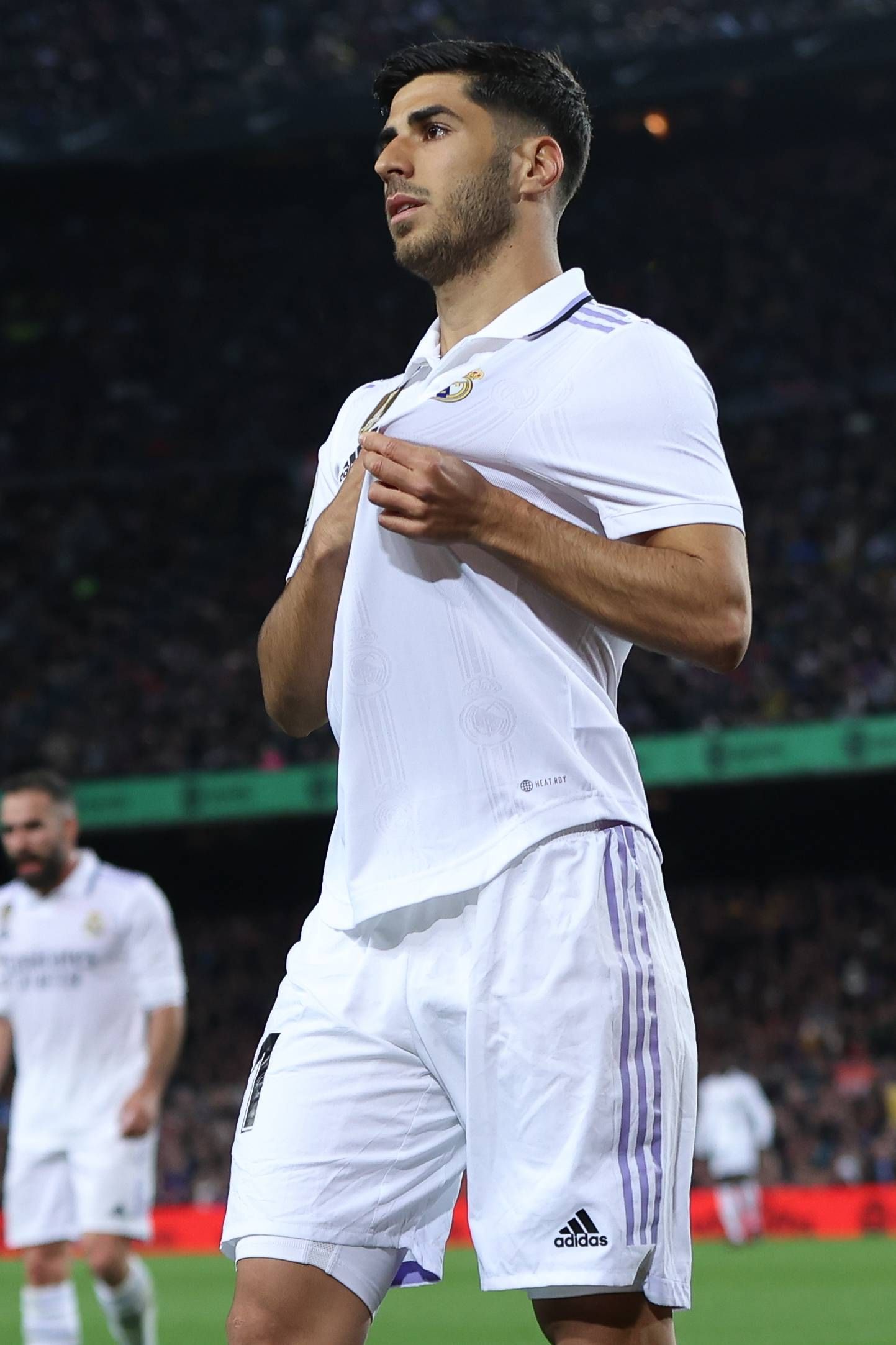  Celebración de Marco Asensio en el Spotify Camp Nou
