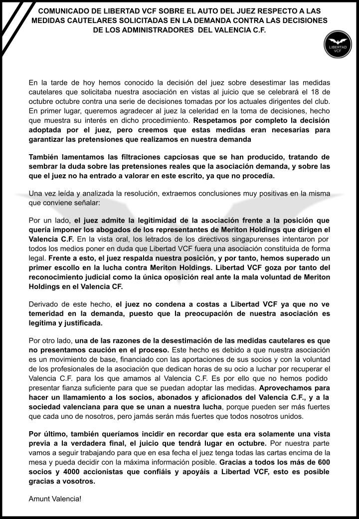  Comunicado de libertad vcf
