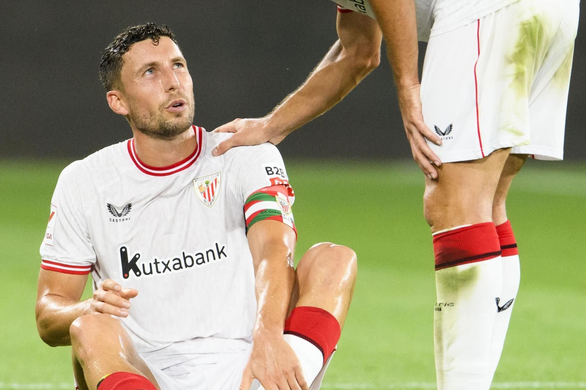  La lesión de Óscar de Marcos en el partido ante el CA Osasuna jugado en El Sadar