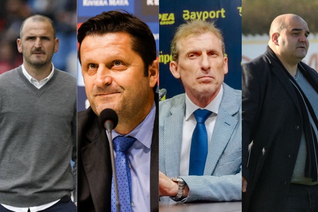 Fernando Soriano, Domingo Catoira, Óscar Arias y Cata.