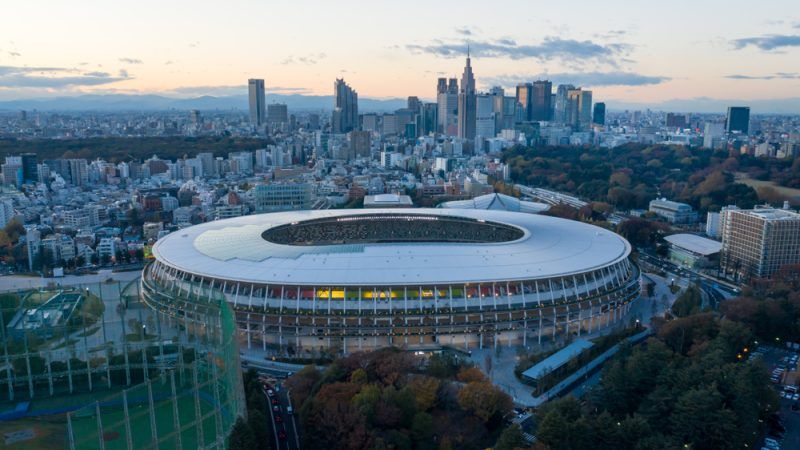  El nuevo Estadio Olímpico de Tokio, listo para los Juegos de 2020, al que se parecerá el Nou Mestalla