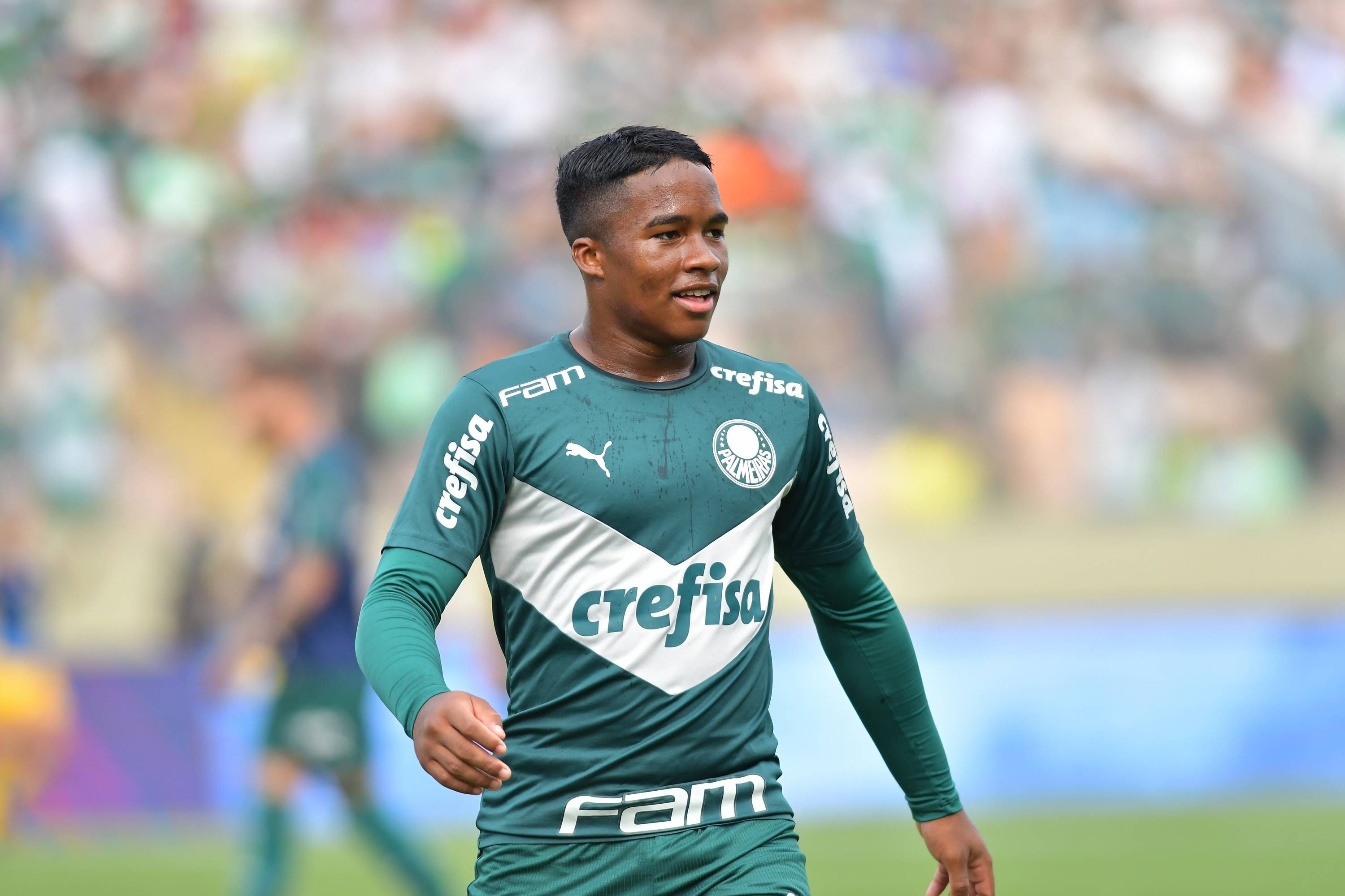  Endrick, en un partido del Palmeiras (FOTO: Cordón Press).