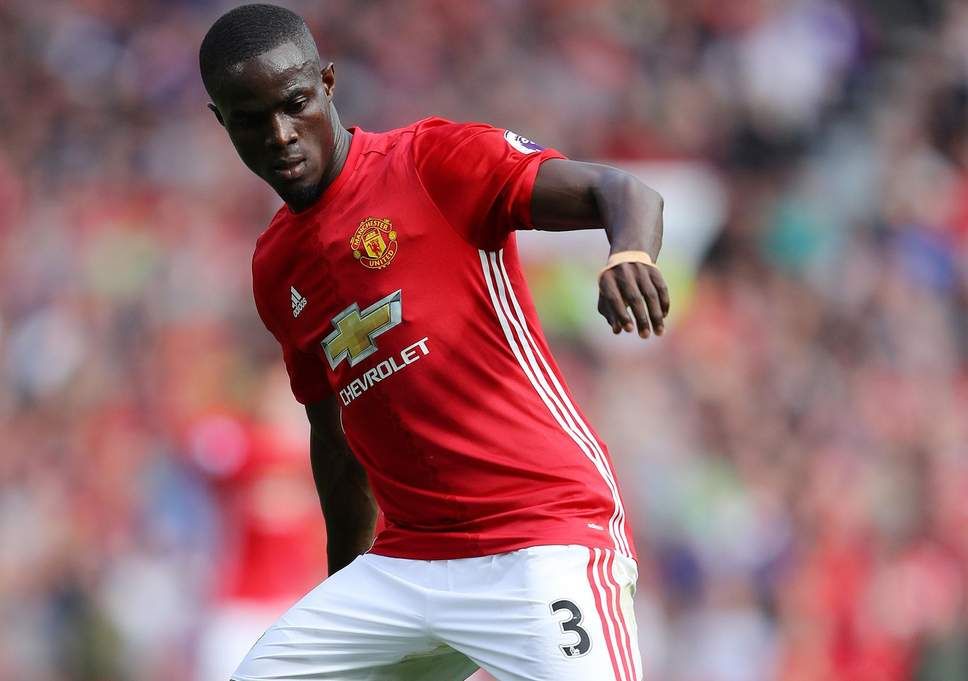 Eric Bailly, en un partido con el Manchester United.