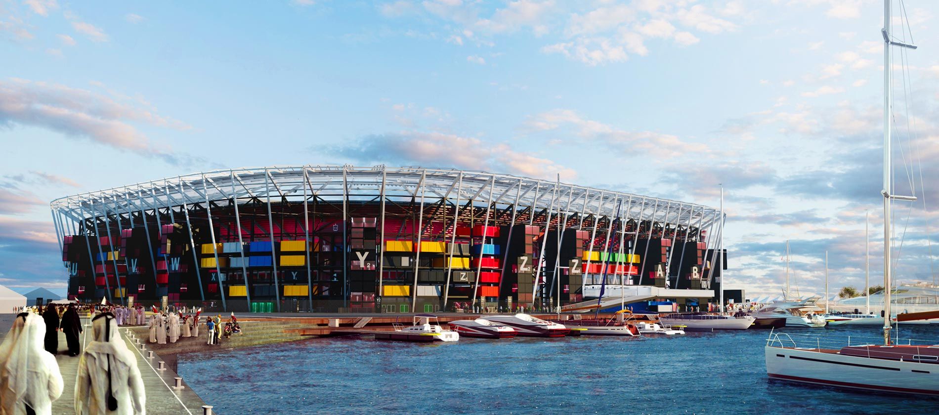 Estadio desmontable Catar 974