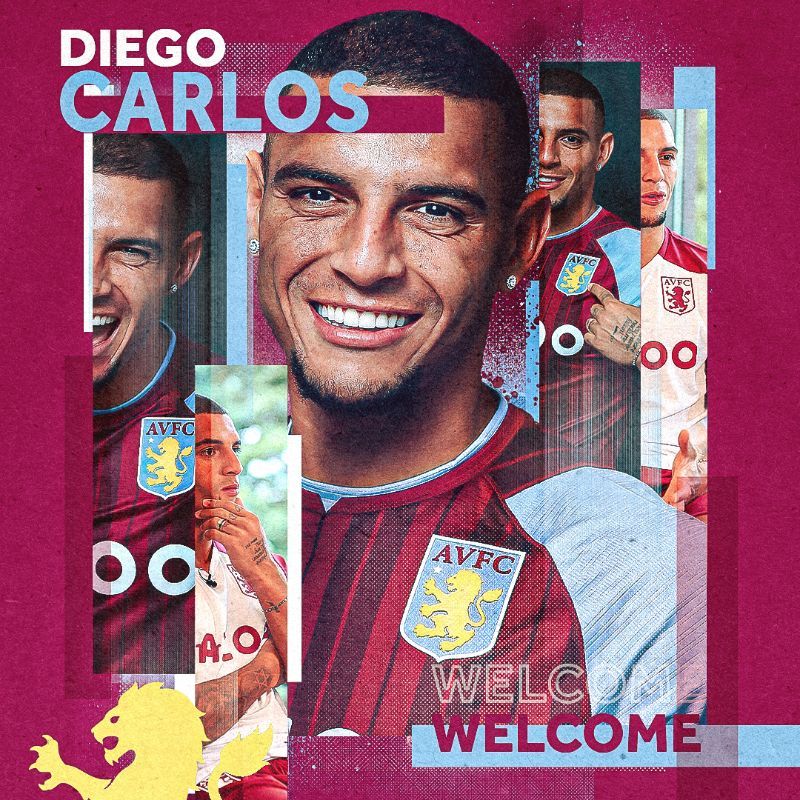  Bienvenida del Aston Villa a Diego Carlos.