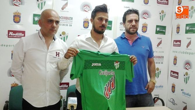 Chema Aragón y Rubén de la Barrera en el Guijuelo