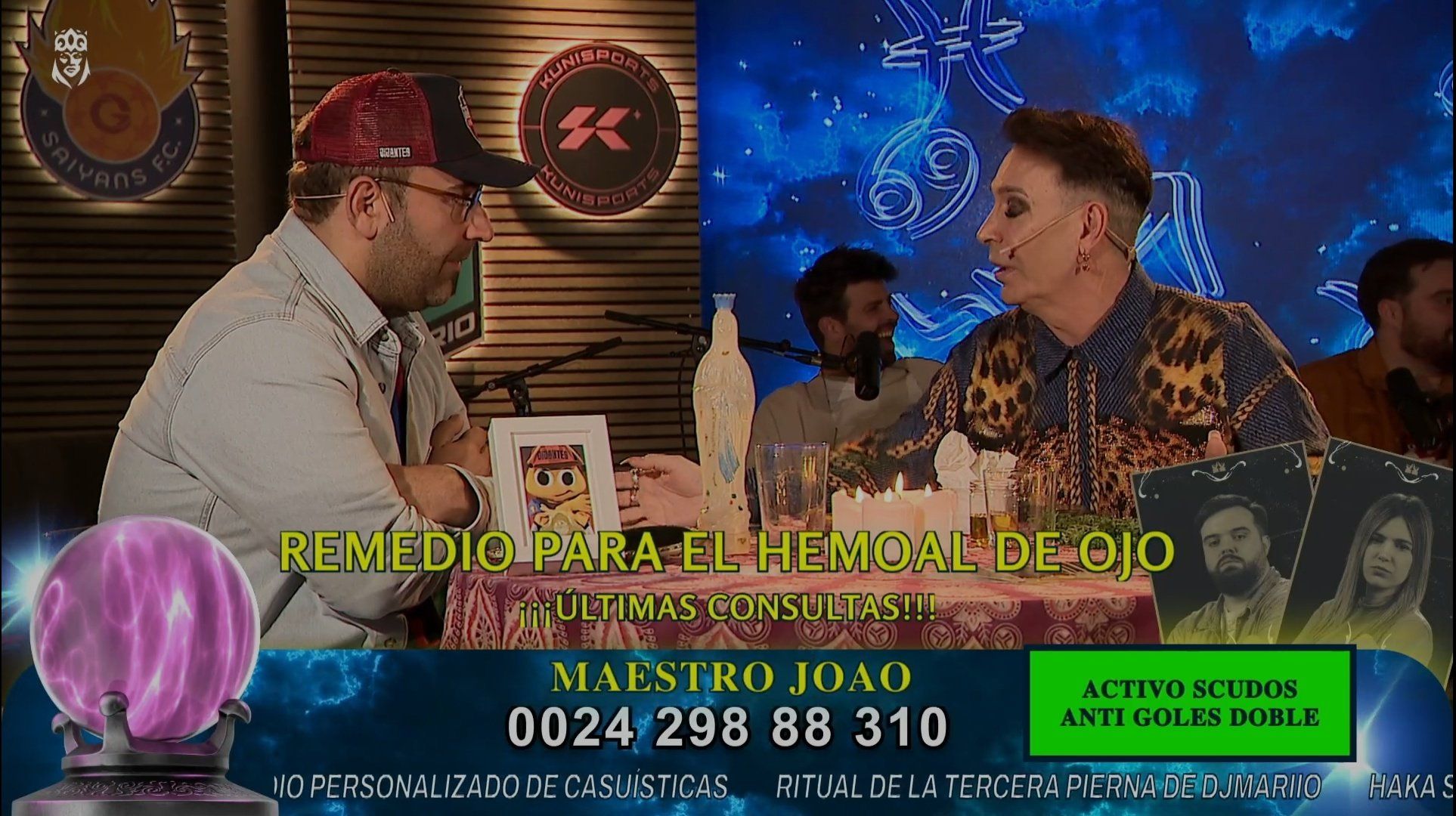 Gerard Romero y el Maestro Joao en la Kings League