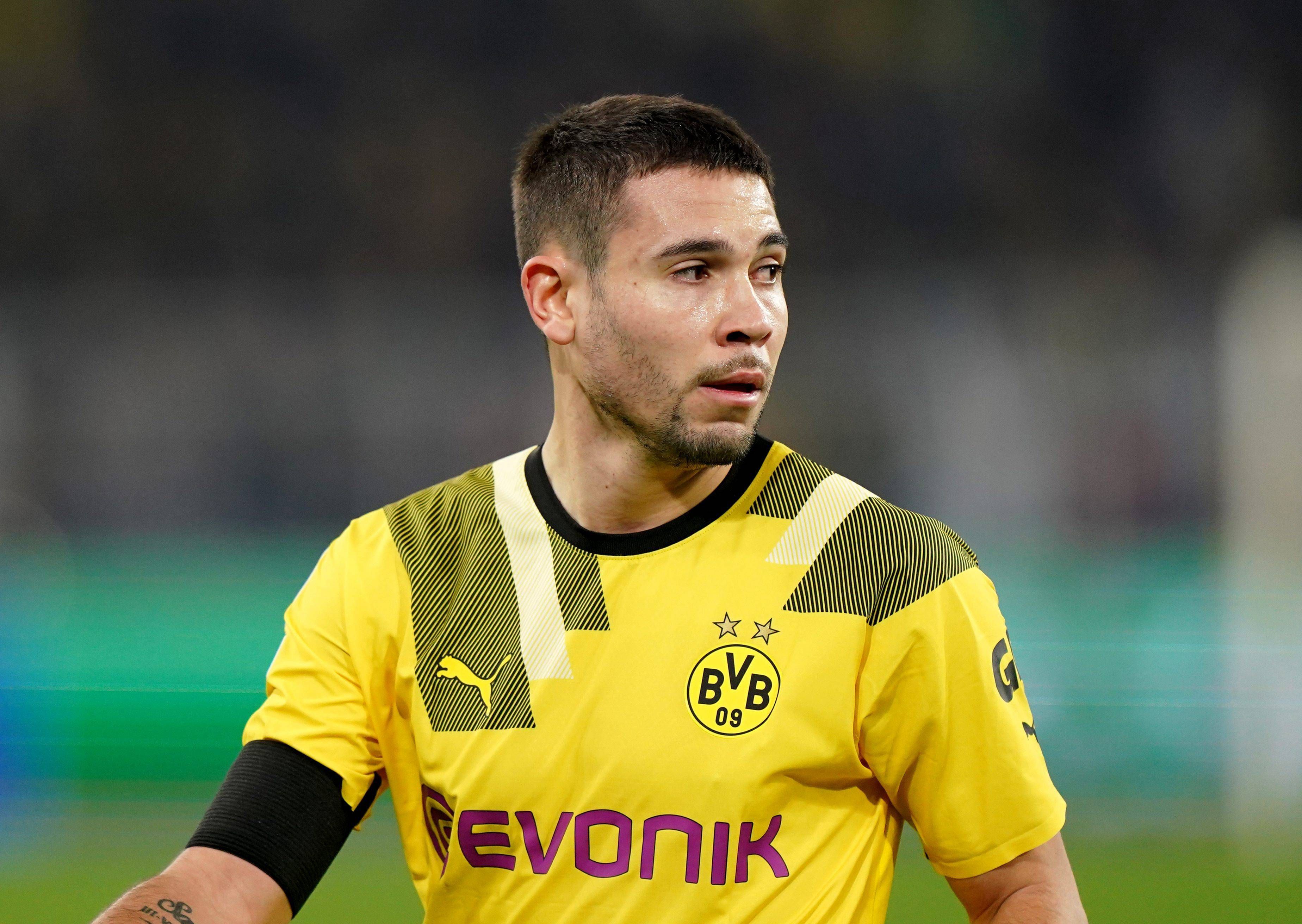  Guerreiro, en un partido con el Borussia Dortmund.