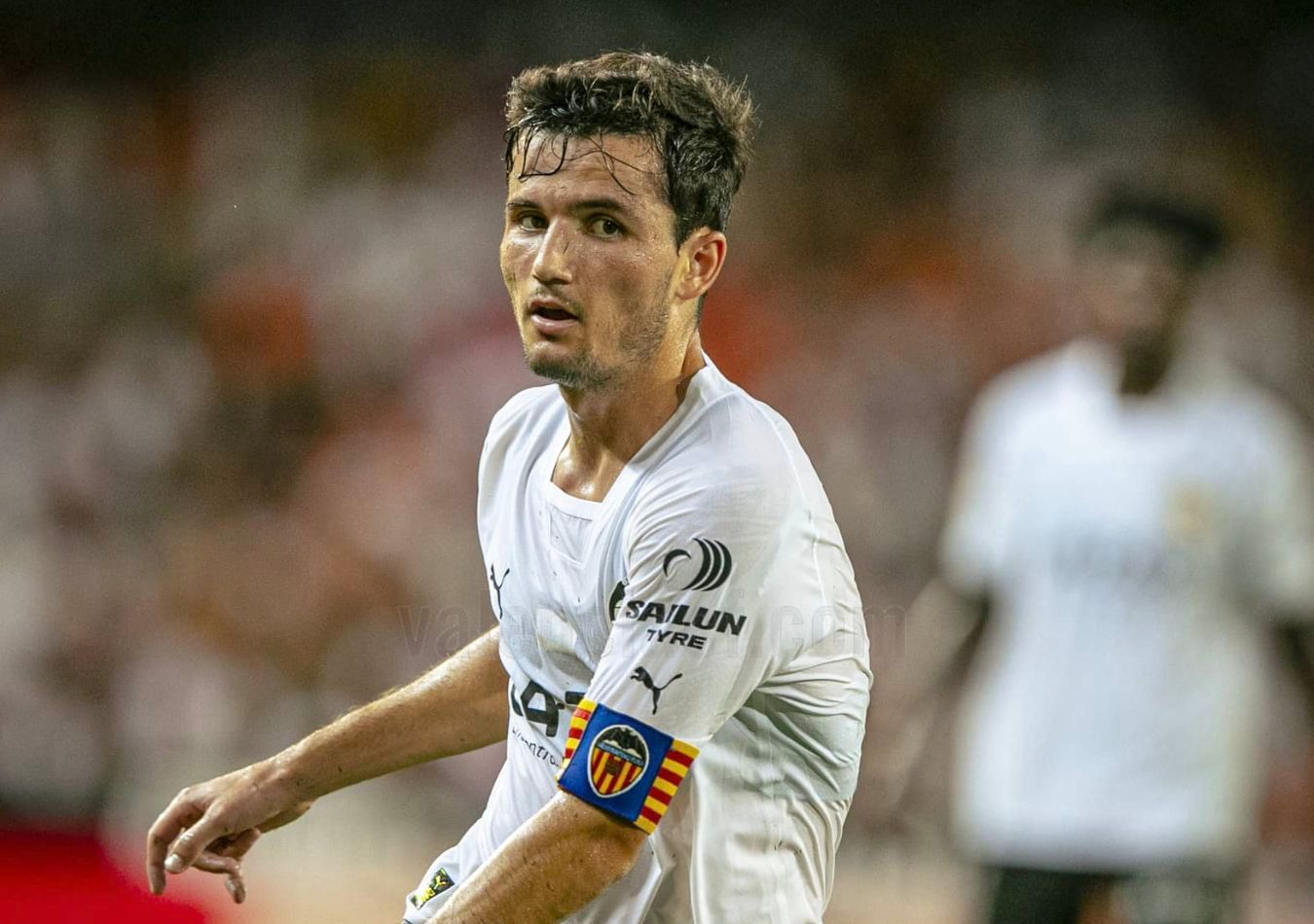  Guillamón, capitán del Valencia CF en agosto de 2022