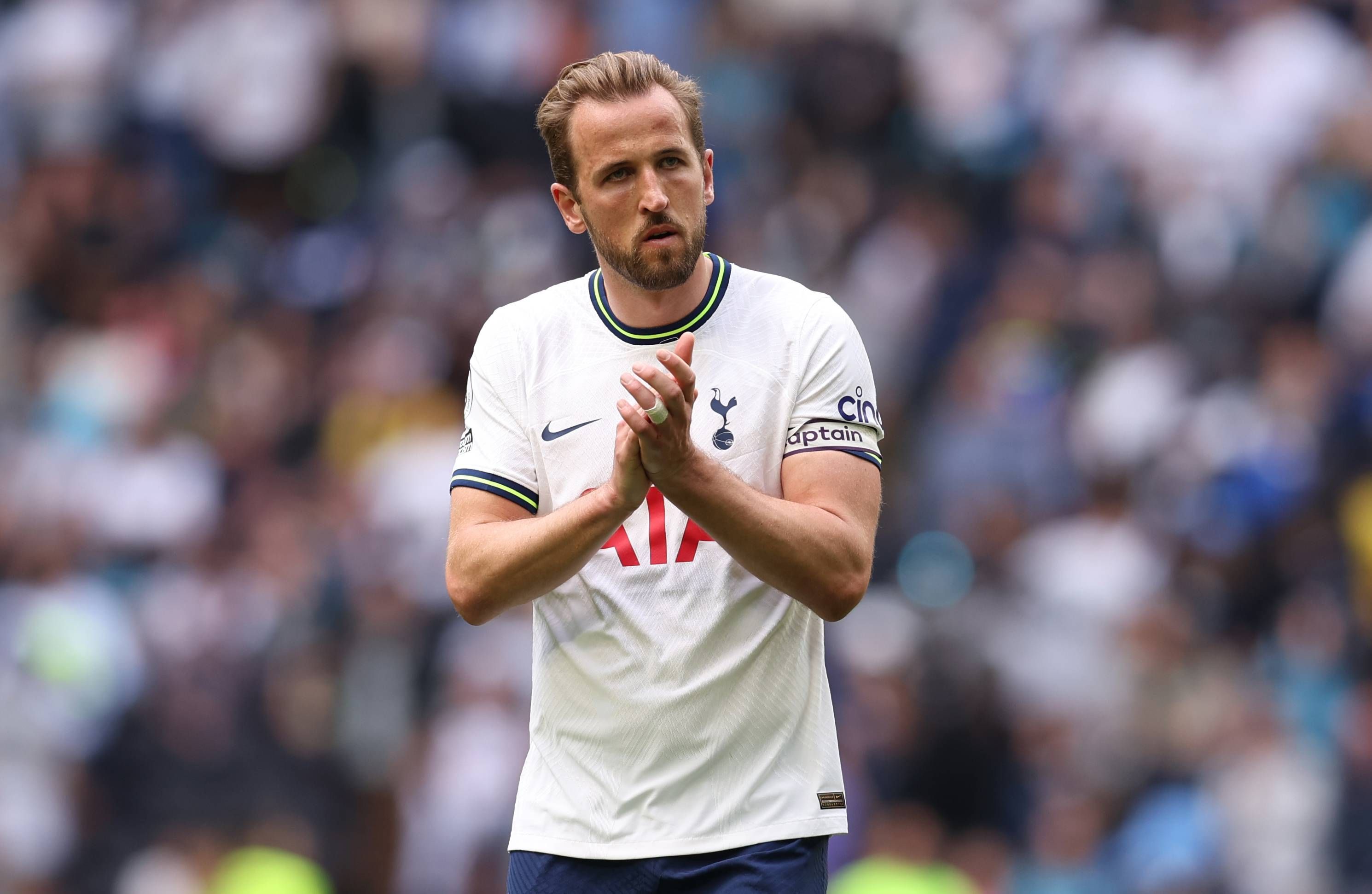 Harry Kane, en un partido con el Tottenham.