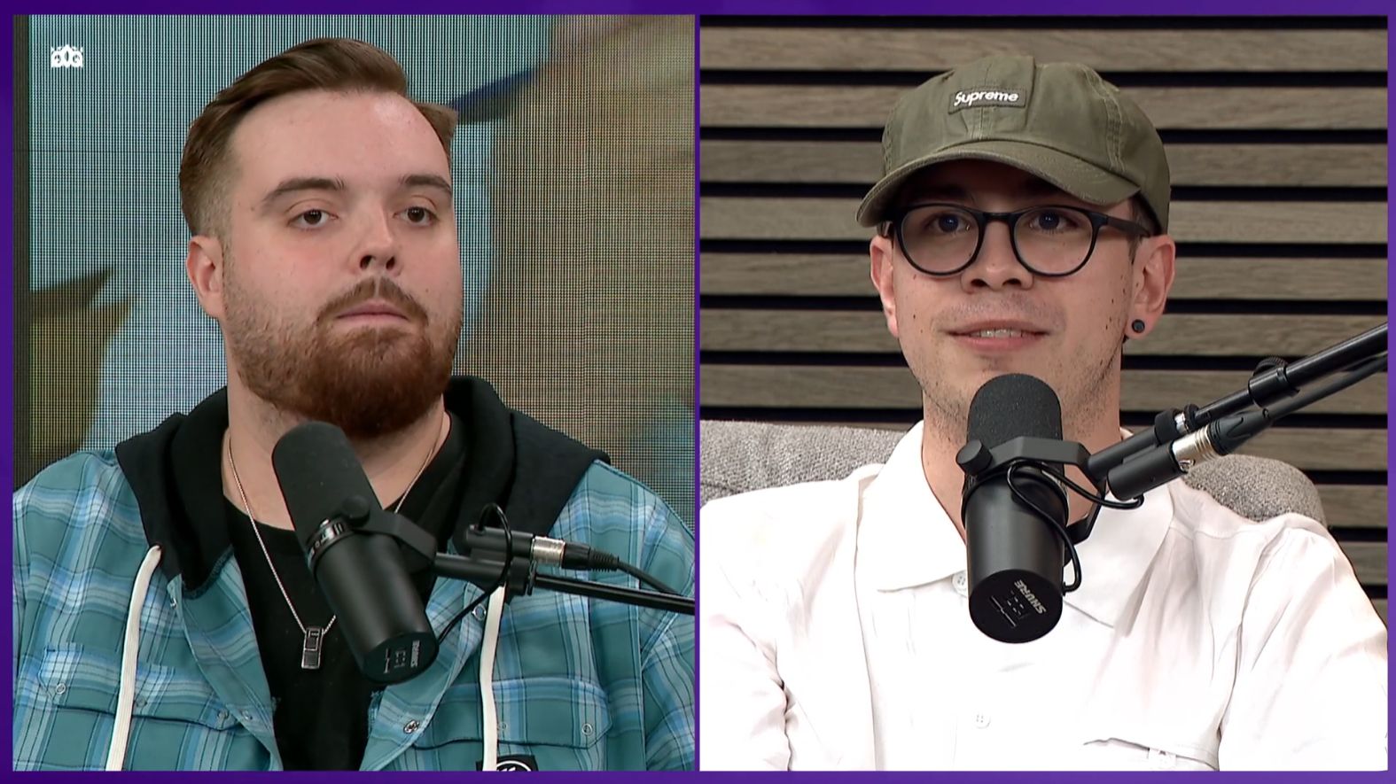 Ibai y Juan Guarnizo, presidentes de Porcinos y Aniquiladores en la Kings League