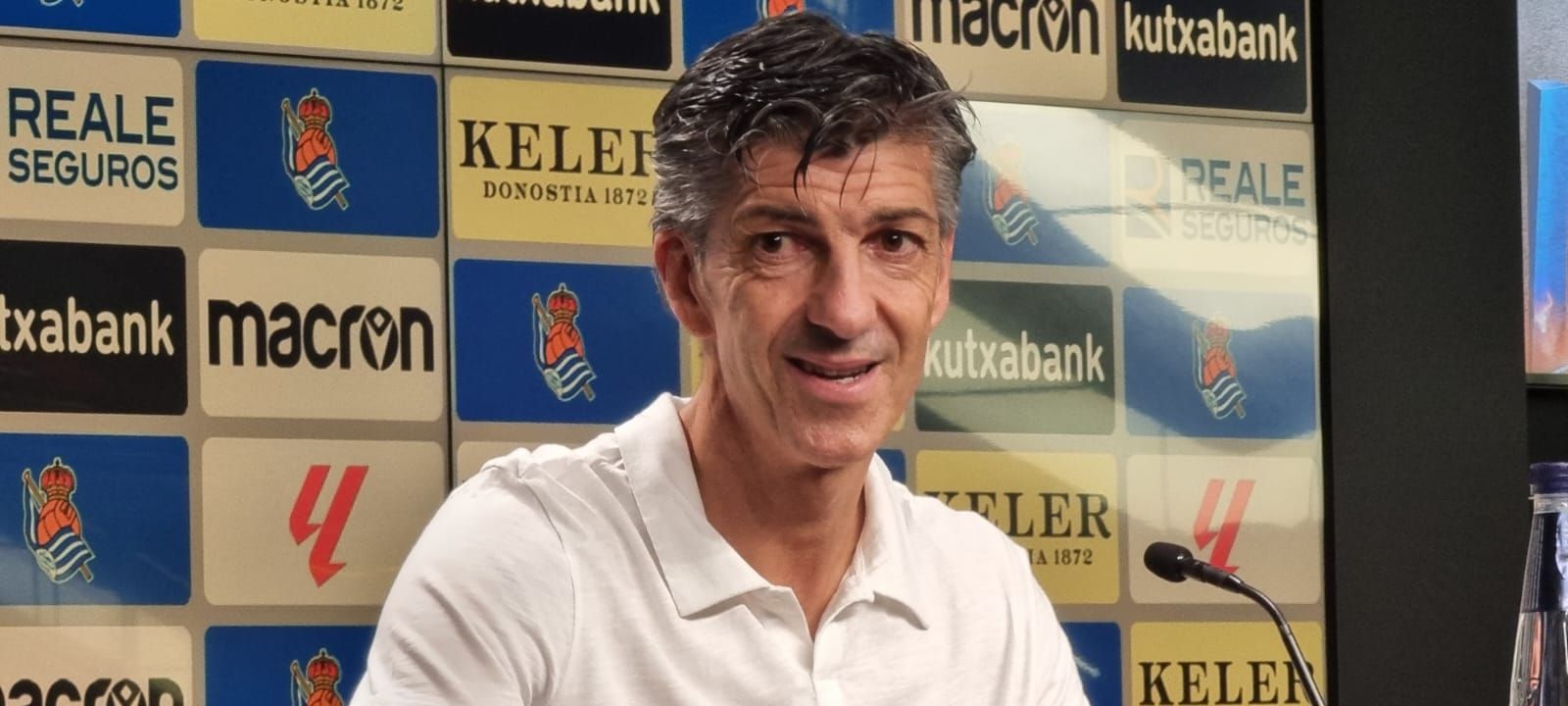  Imanol, en rueda de prensa.