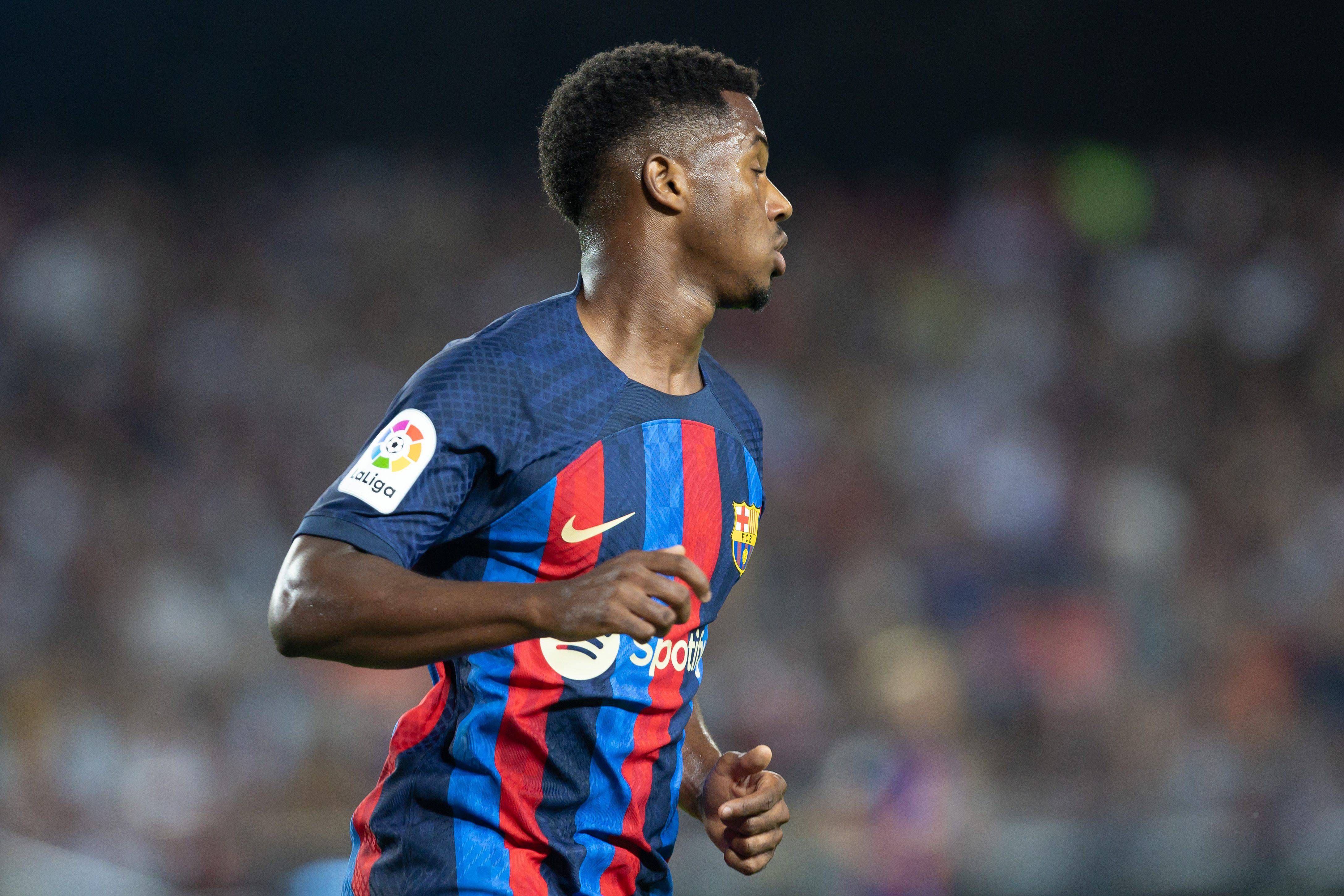 Ansu Fati, en el duelo del Barcelona ante el Villarreal.