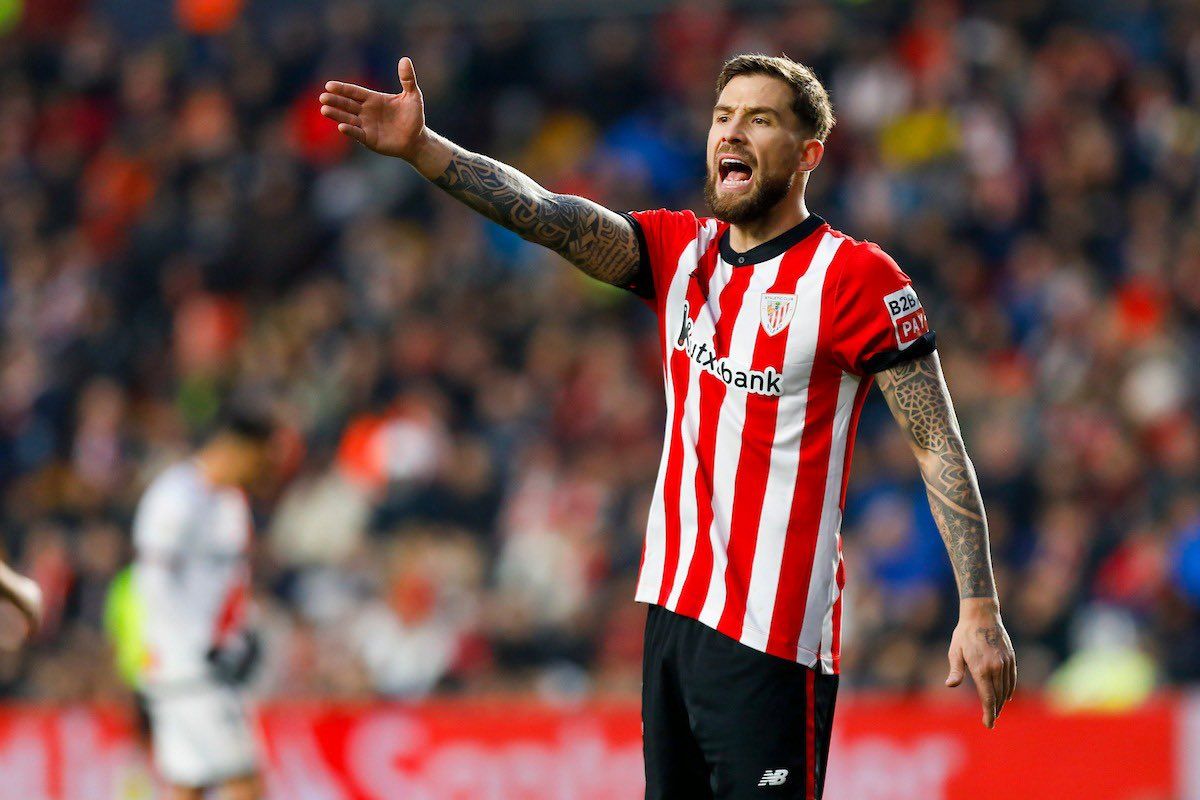  Protesta de Iñigo Martinez ante el Rayo en Vallecas.