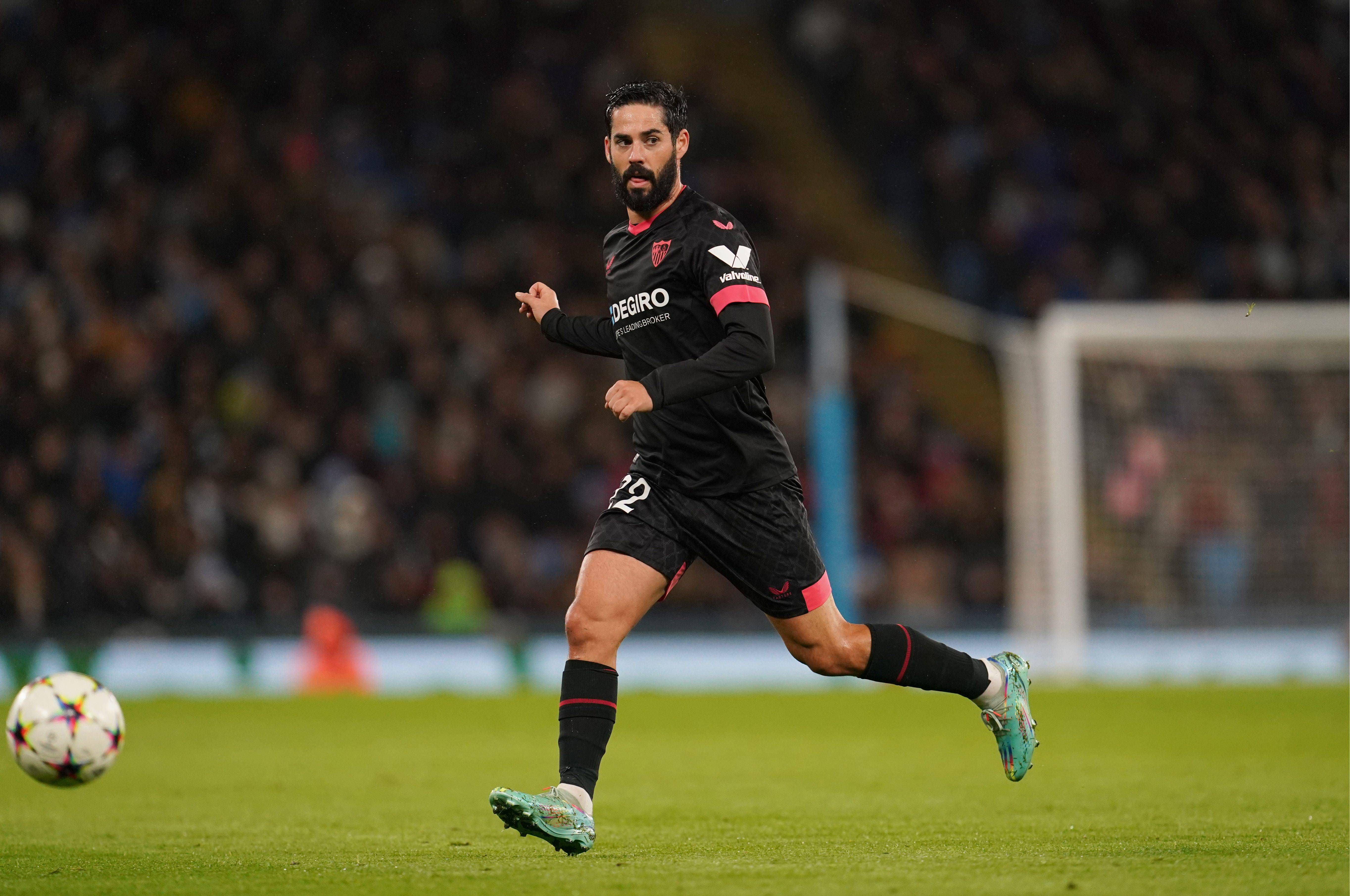  Isco, en un partido con el Sevilla FC.
