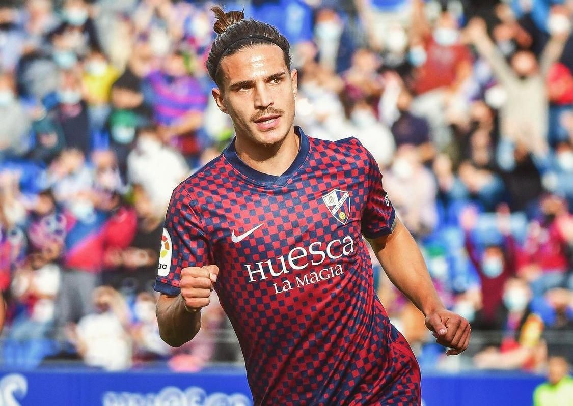 Jaime Seoane, con la SD Huesca (Foto: Instagram @jaime_seoane).