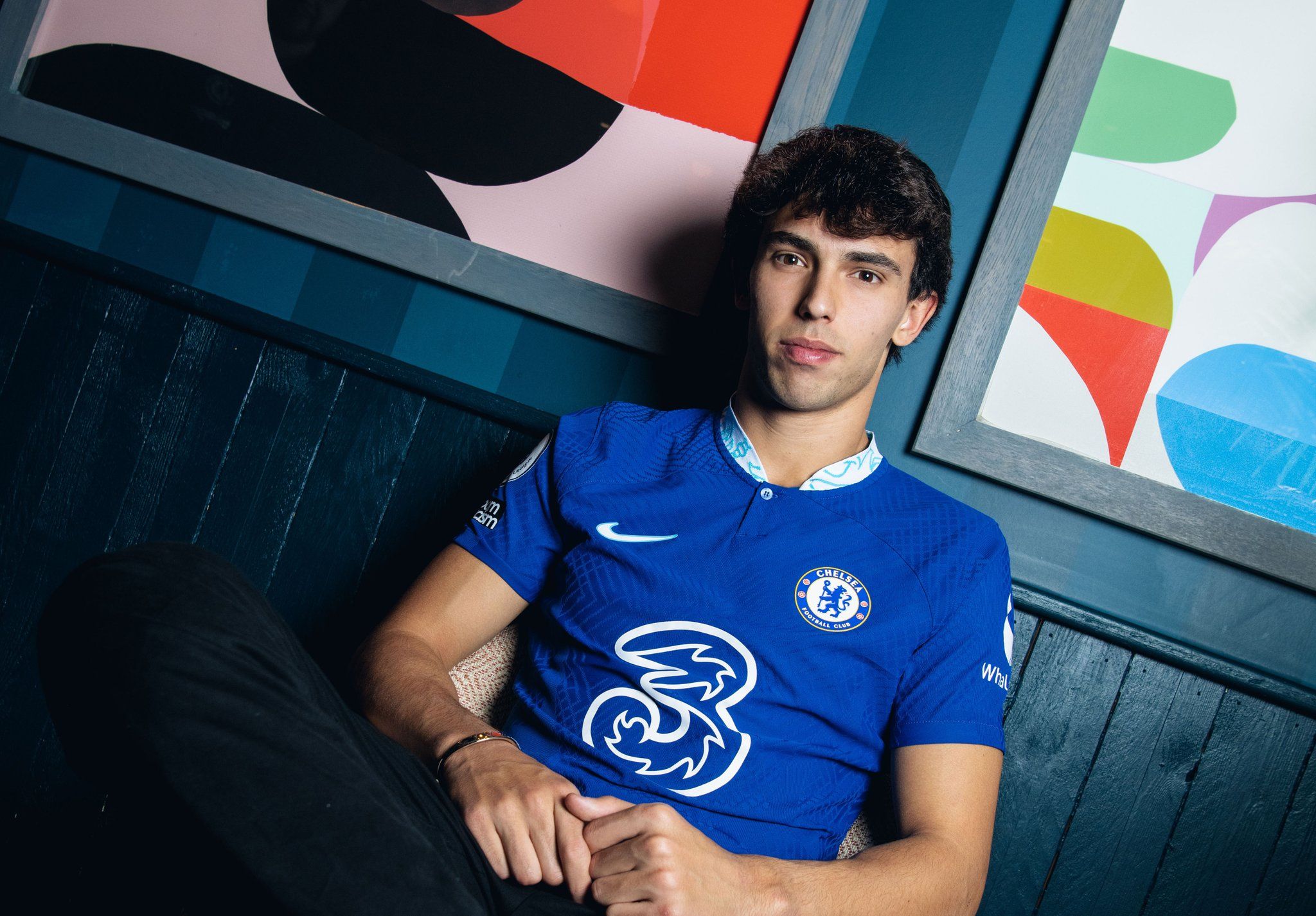  Joao Félix, presentado con el Chelsea.