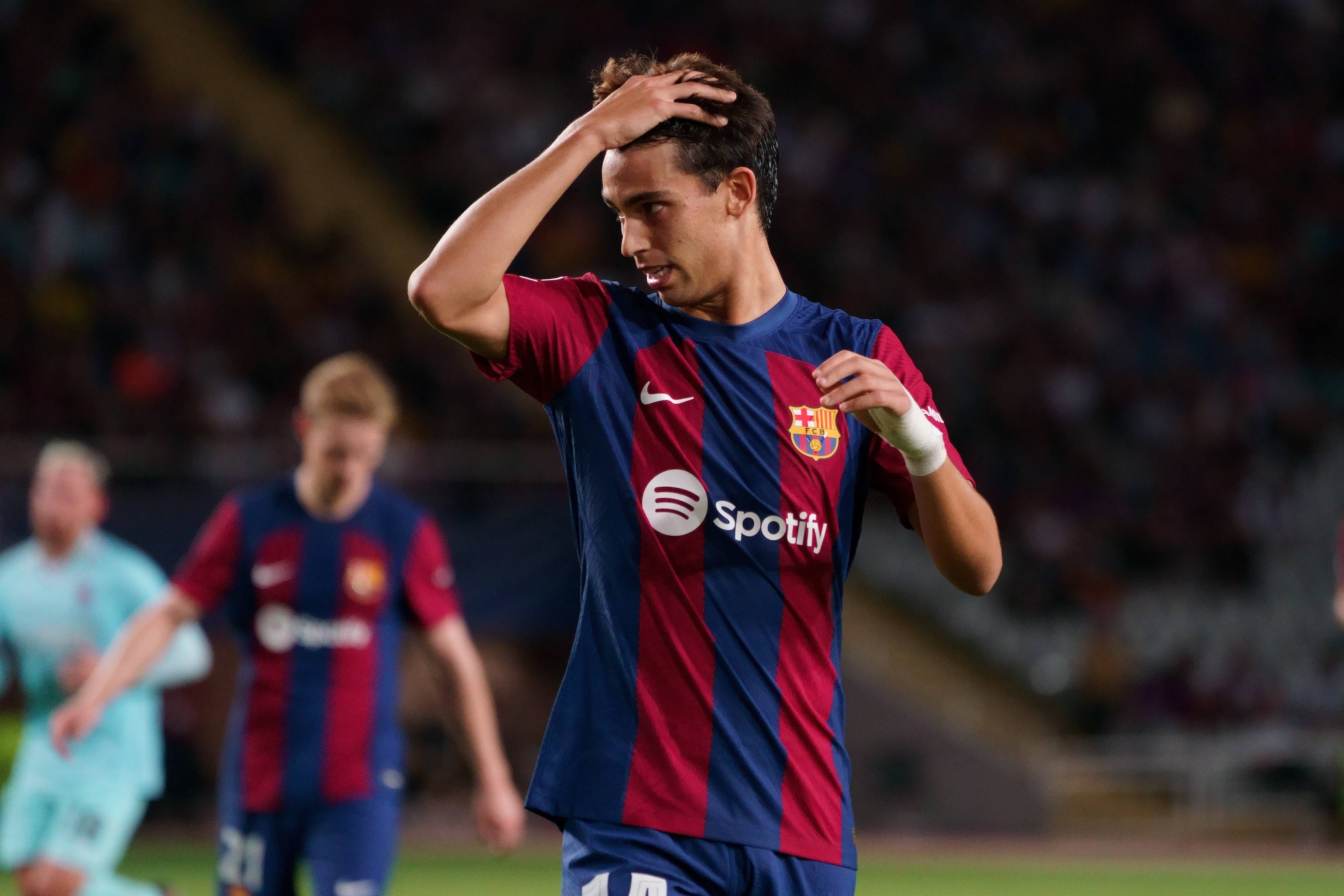  Joao Félix, operación en la agenda de Deco, en un partido del Barcelona (FOTO: Cordón Press).