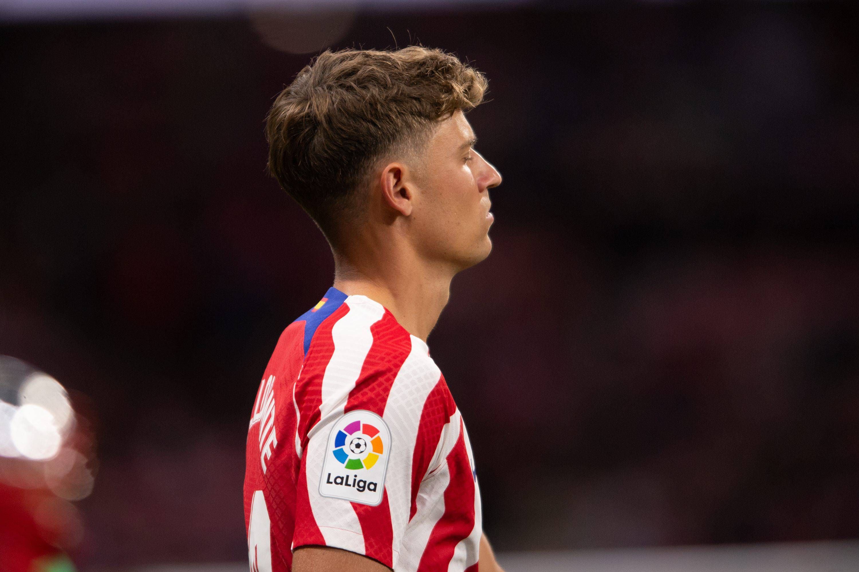  Marcos Llorente, en un partido del Atlético de Madrid.