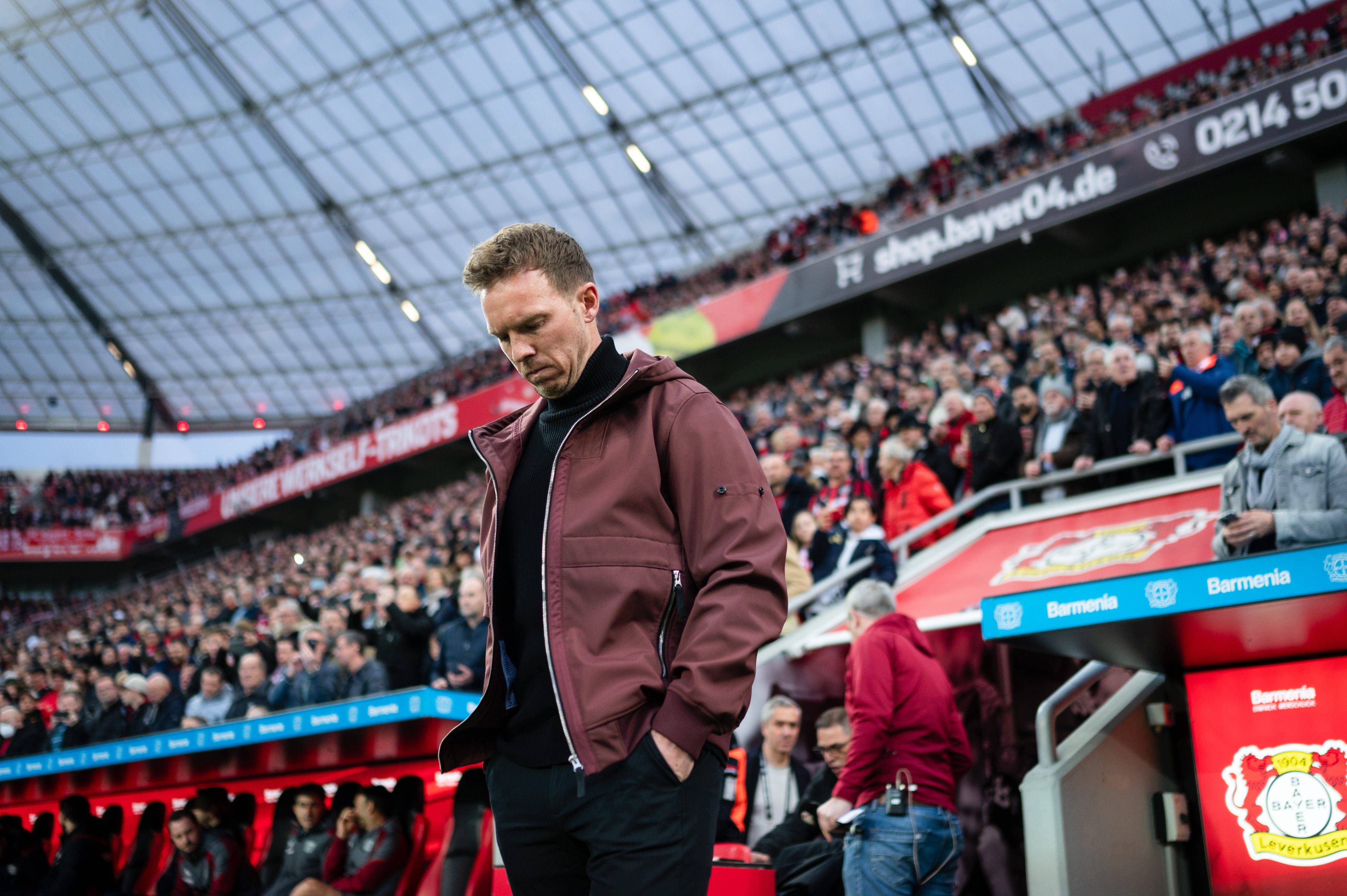  Julian Nagelsmann, en un partido del Bayern.
