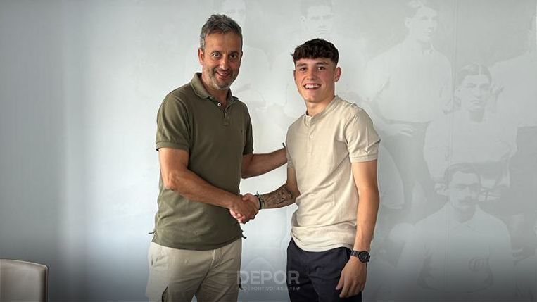  El Deportivo se aseguró su futuro con la renovación de Kevin Sánchez hasta 2028.