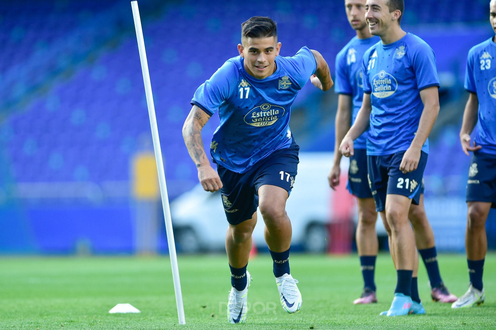 Kuki Zalazar entró en la primera lista de convocados con el Deportivo