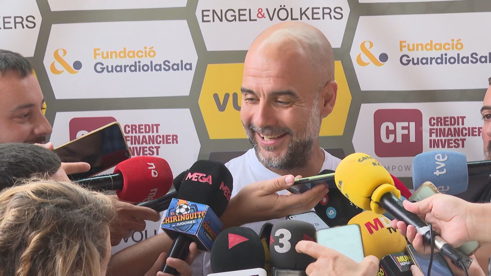 (Mediaset) La reacción de Guardiola sobre el futuro de Mbappé que desata las risas: "Y qué contentos estáis"