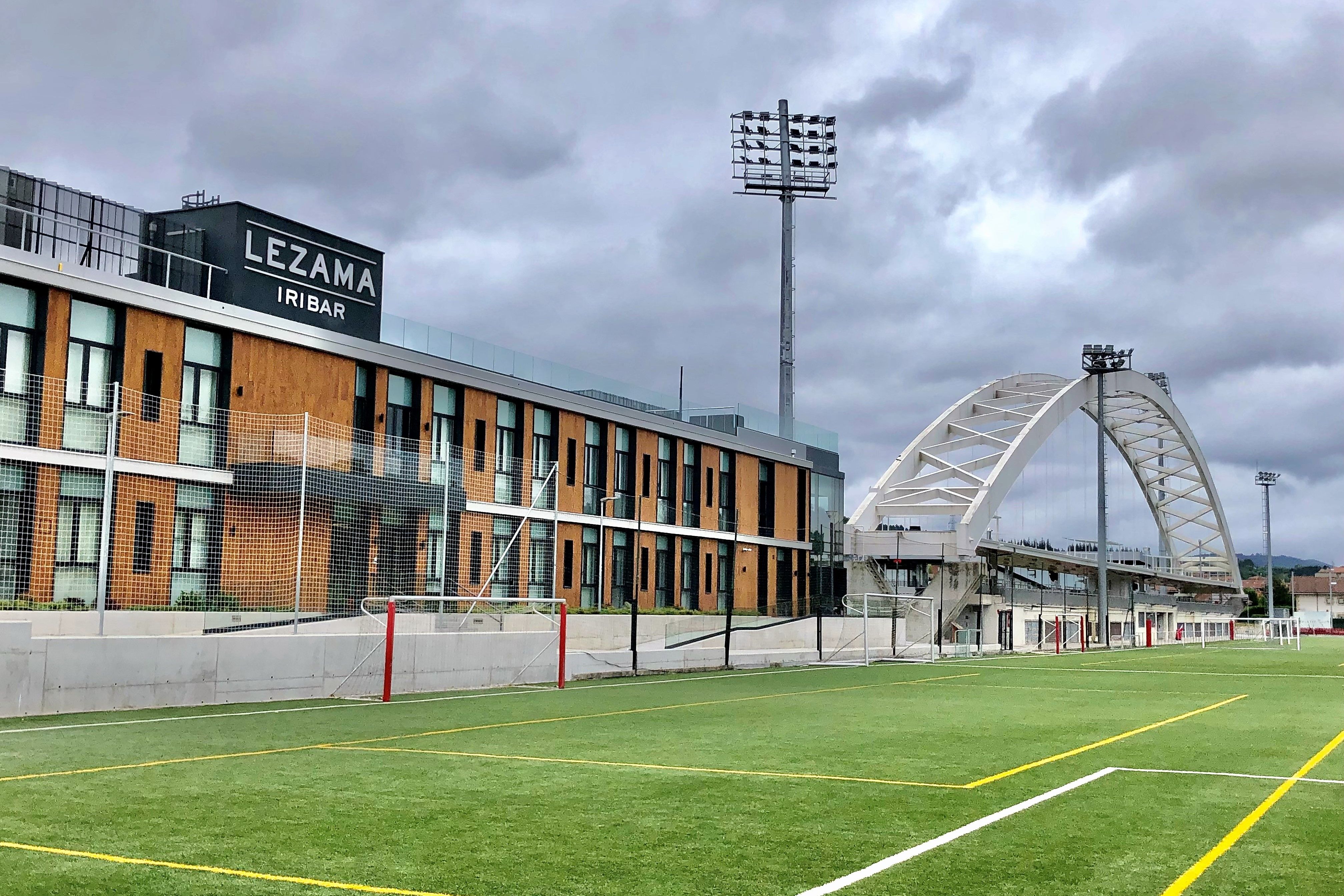 Plano de las espectaculares instalaciones del Athletic Club en Lezama.