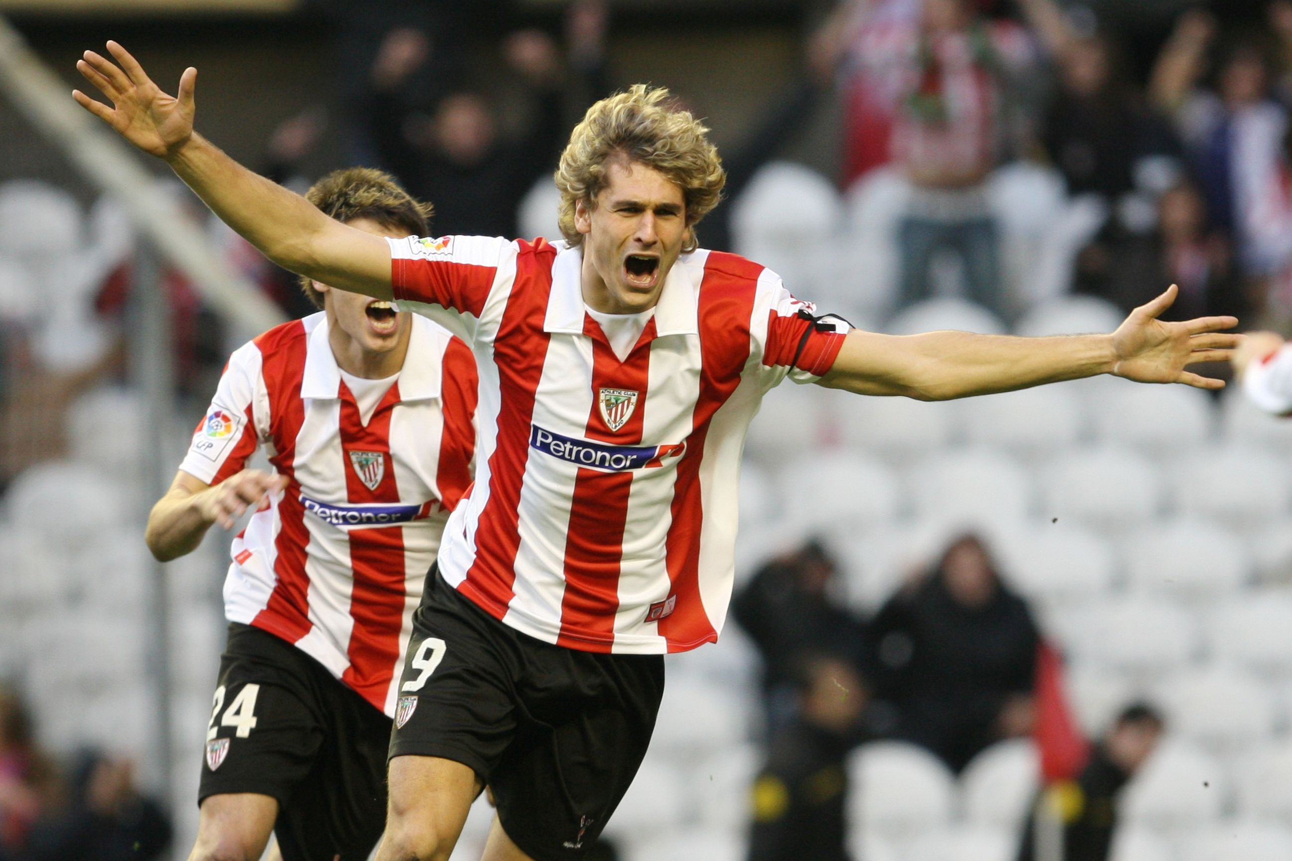 El punta riojano Fernando Llorente en su etapa en el Athletic Club.