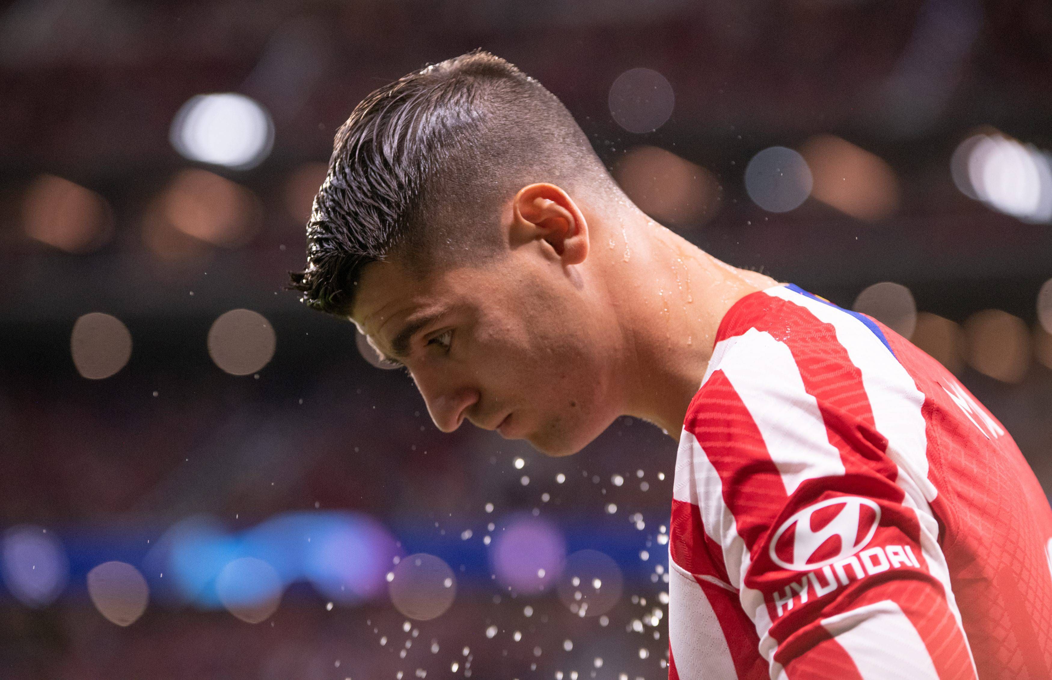 Morata, durante el Atlético de Madrid-Oporto.