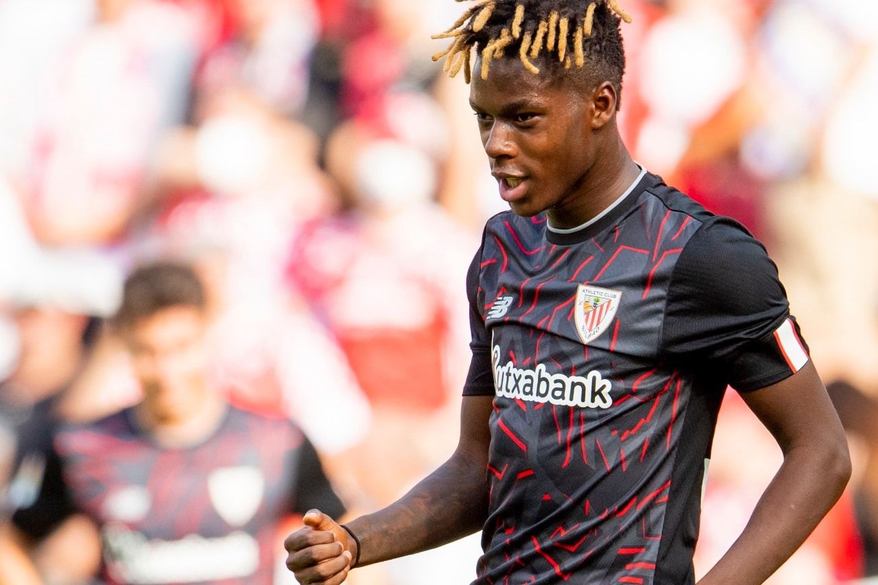  Nico Williams marcó en Alemania contra el Mainz.