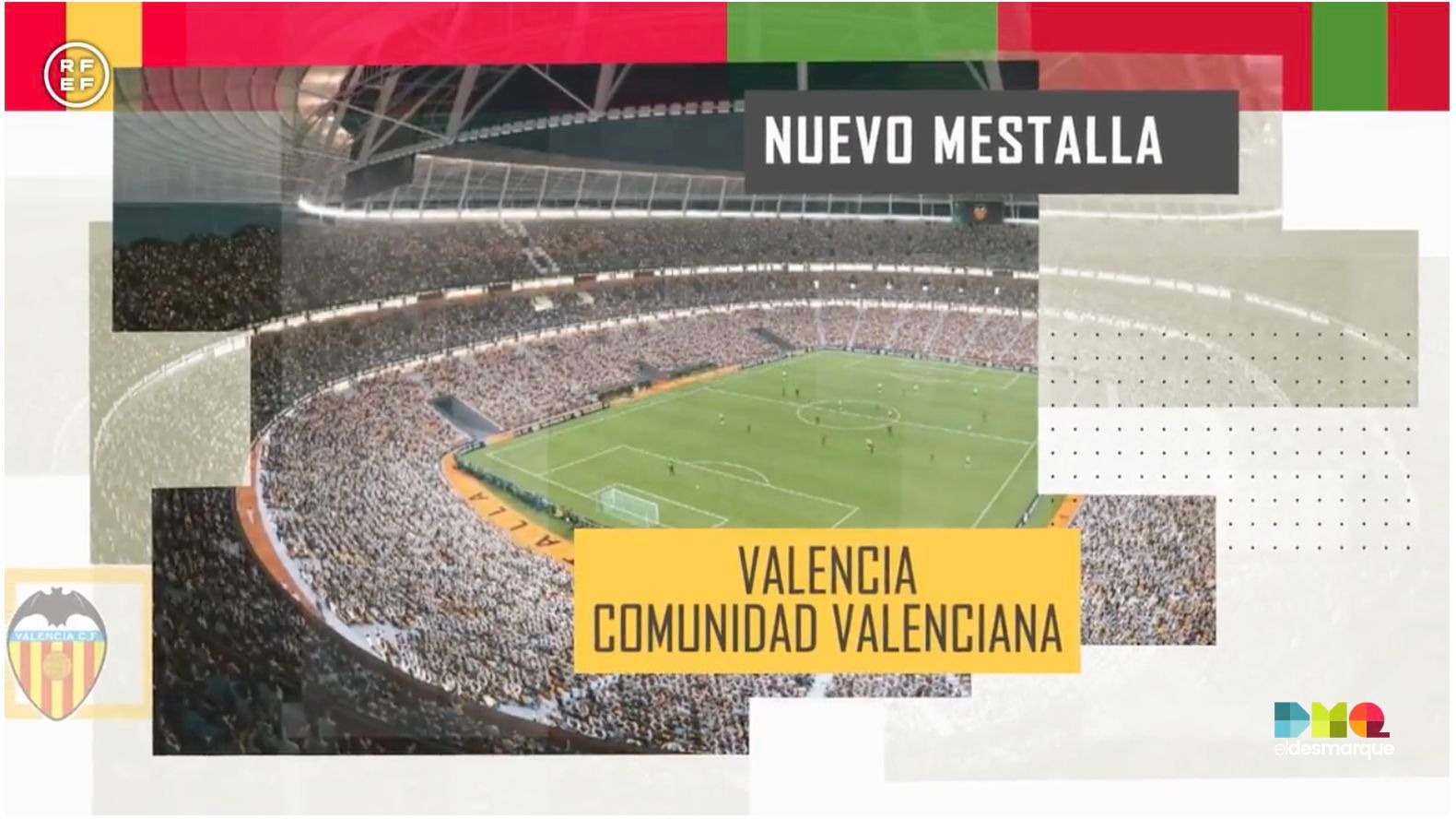Nou Mestalla, sede oficial para la candidatura al Mundial 2030