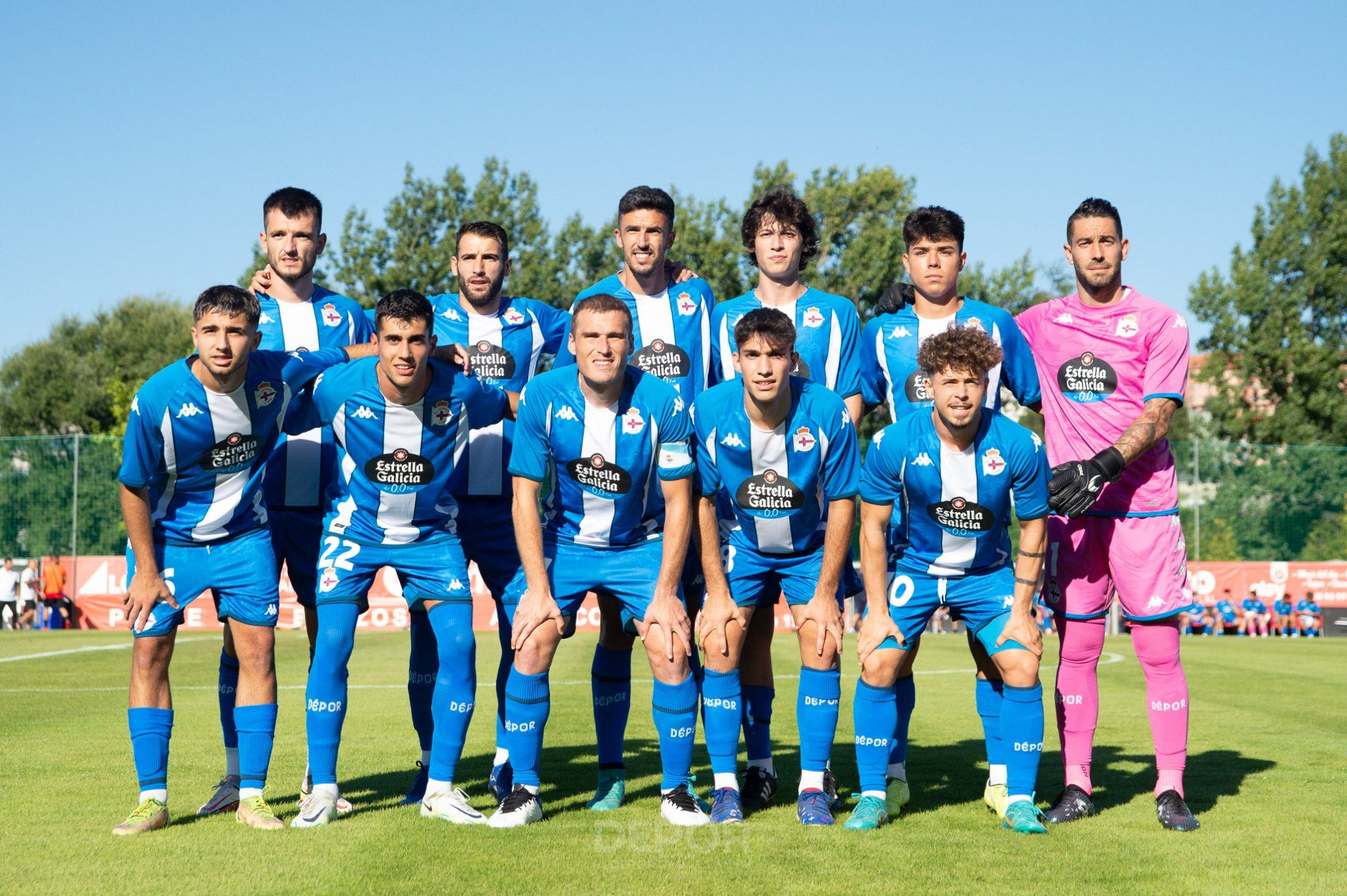  Once del Deportivo en el primer partido de pretemporada de la 22/23
