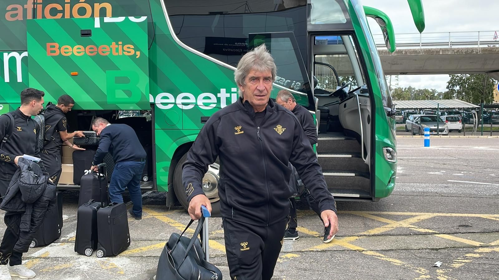 Pellegrini, en la expedición del Betis