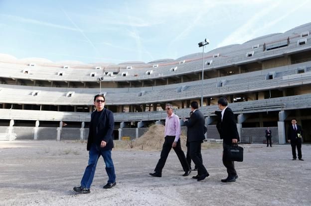 Peter Lim en el Nou Mestalla