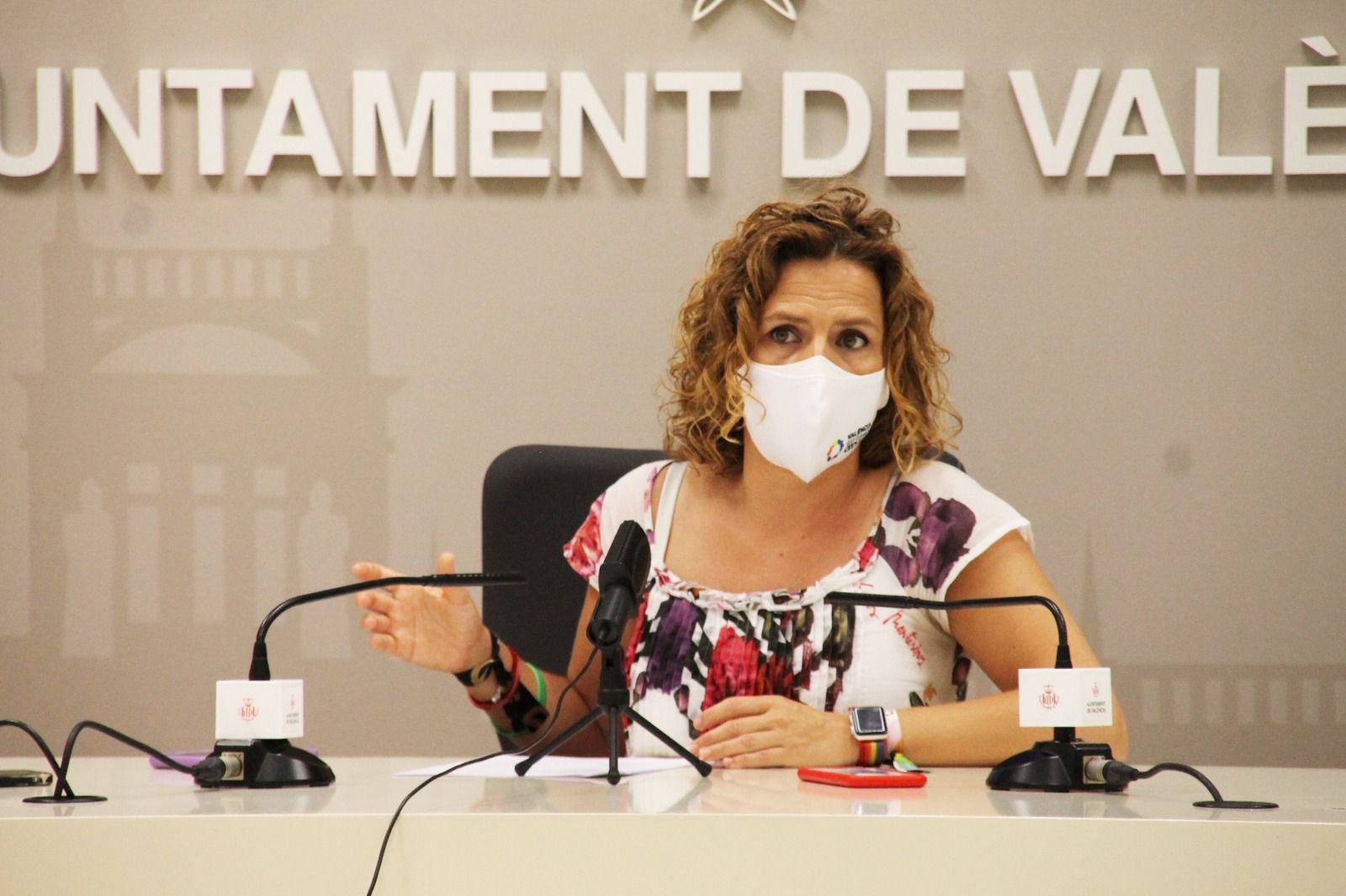  Pilar Bernabé en sala de prensa