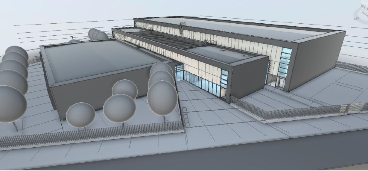 Polideportivo que construirá el Valencia junto al Nuevo Estadio