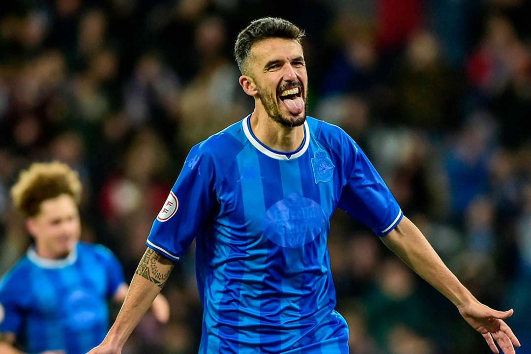  Quiles celebra su gol ante Unionistas