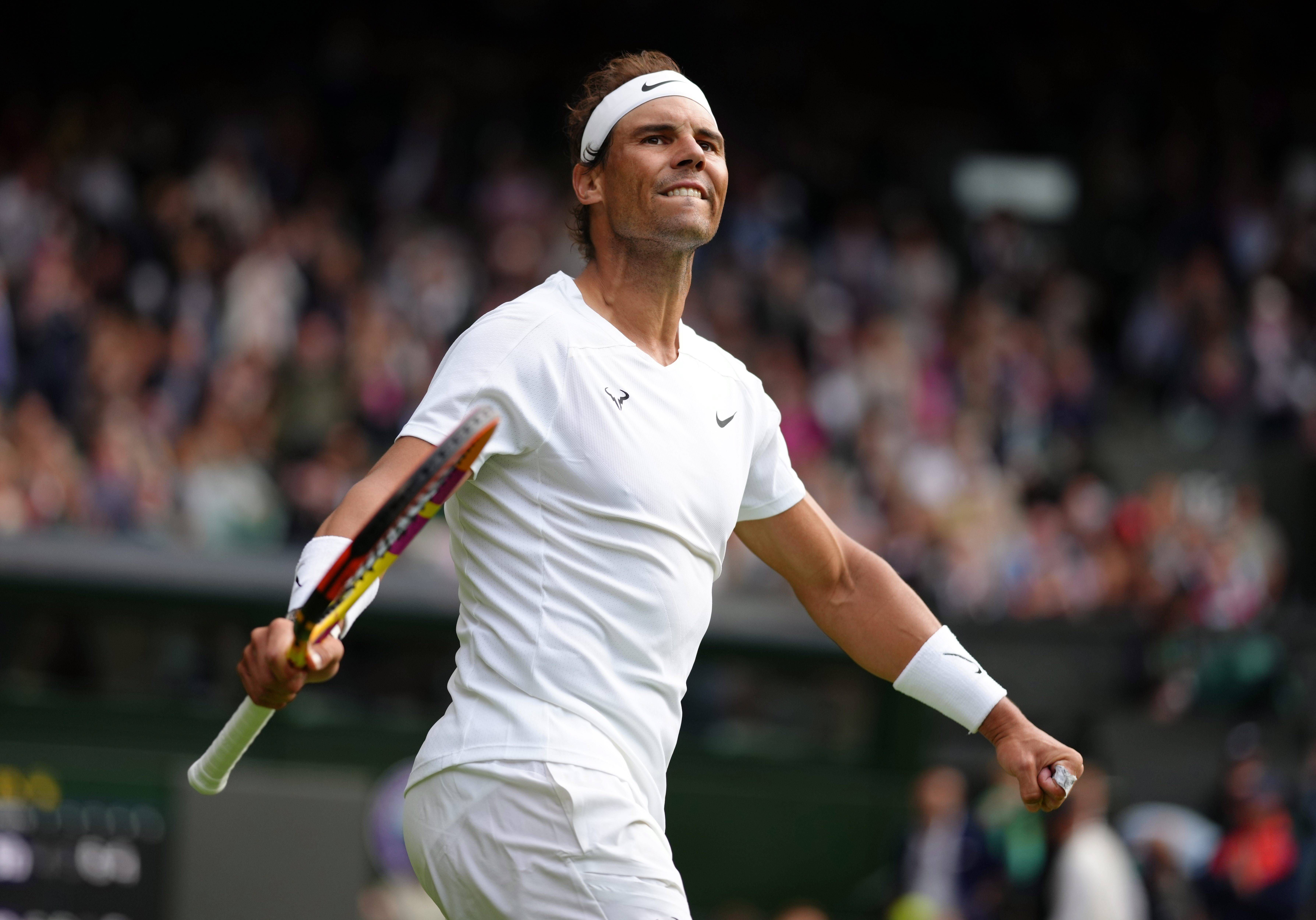 Rafa Nadal, en Wimbledon.
